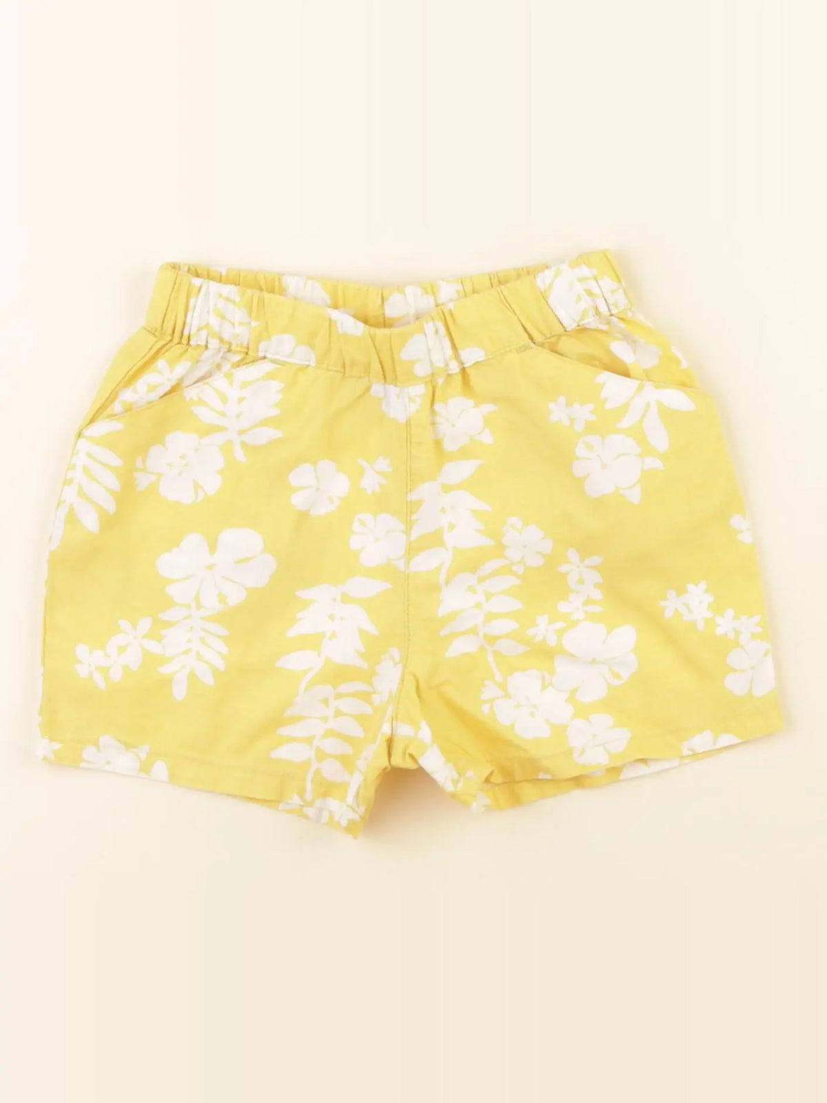 Petit Bateau - short jaune - 36 mois
