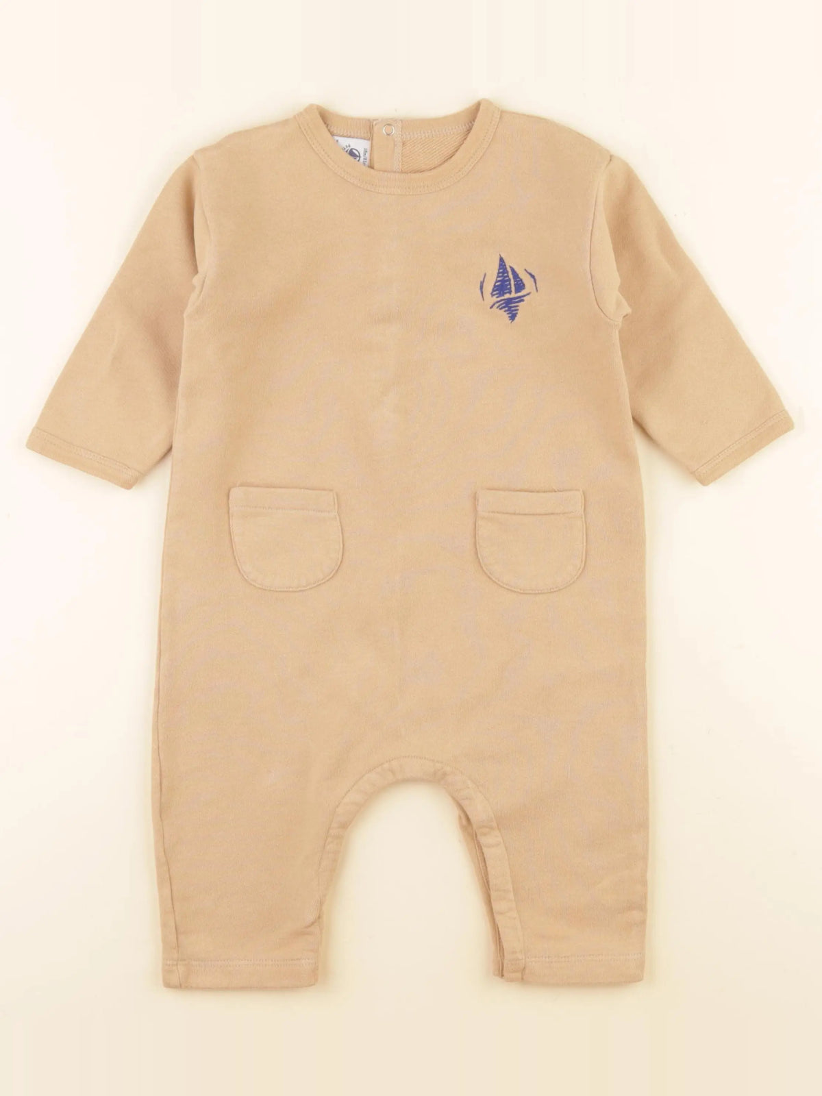 Petit Bateau - combinaison beige - 18 mois