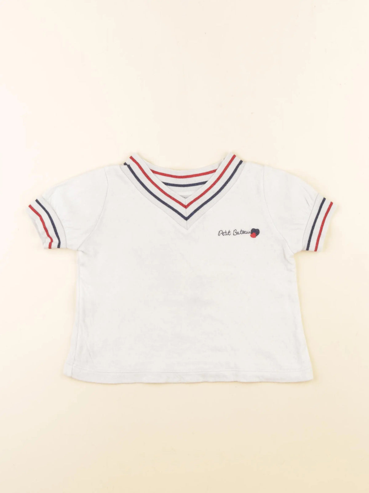 Petit Bateau - tee-shirt beige - 3 ans
