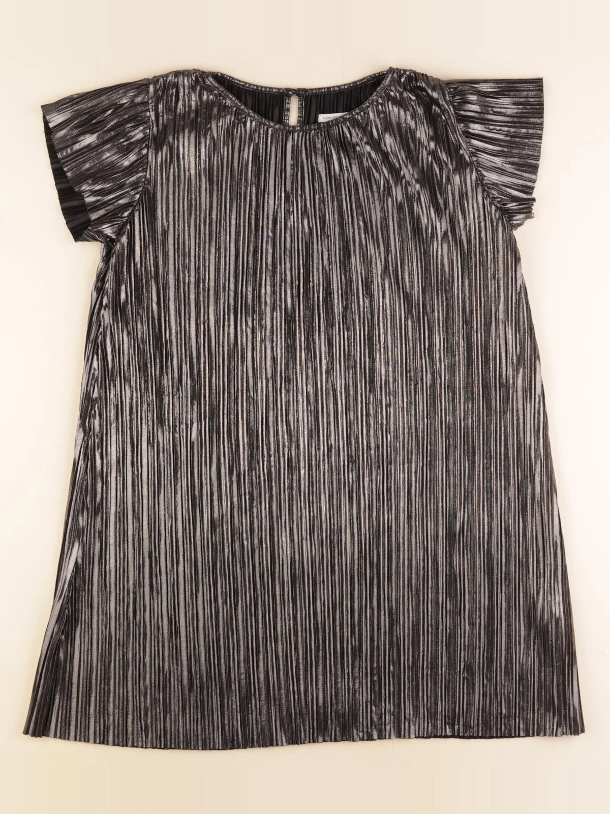Monoprix - robe argent - 12 ans