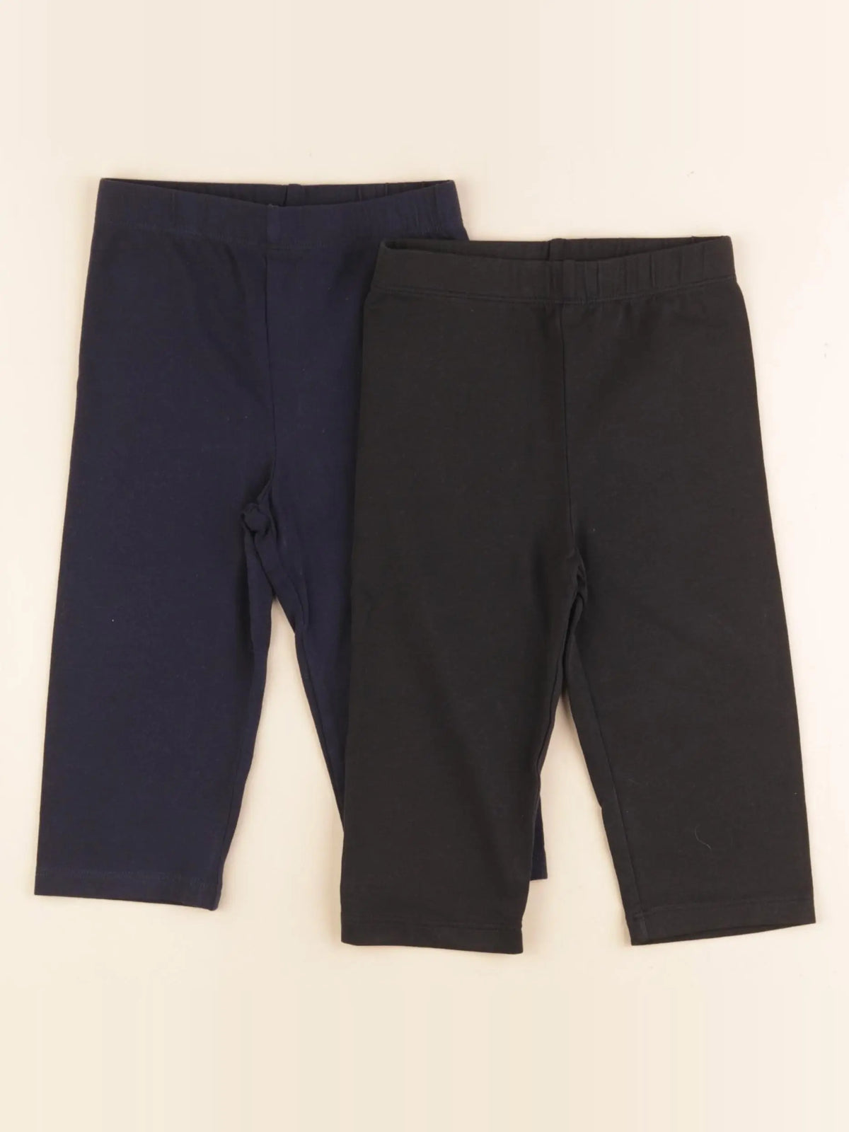 Vertbaudet - lot de 2 leggings noir - 4 ans