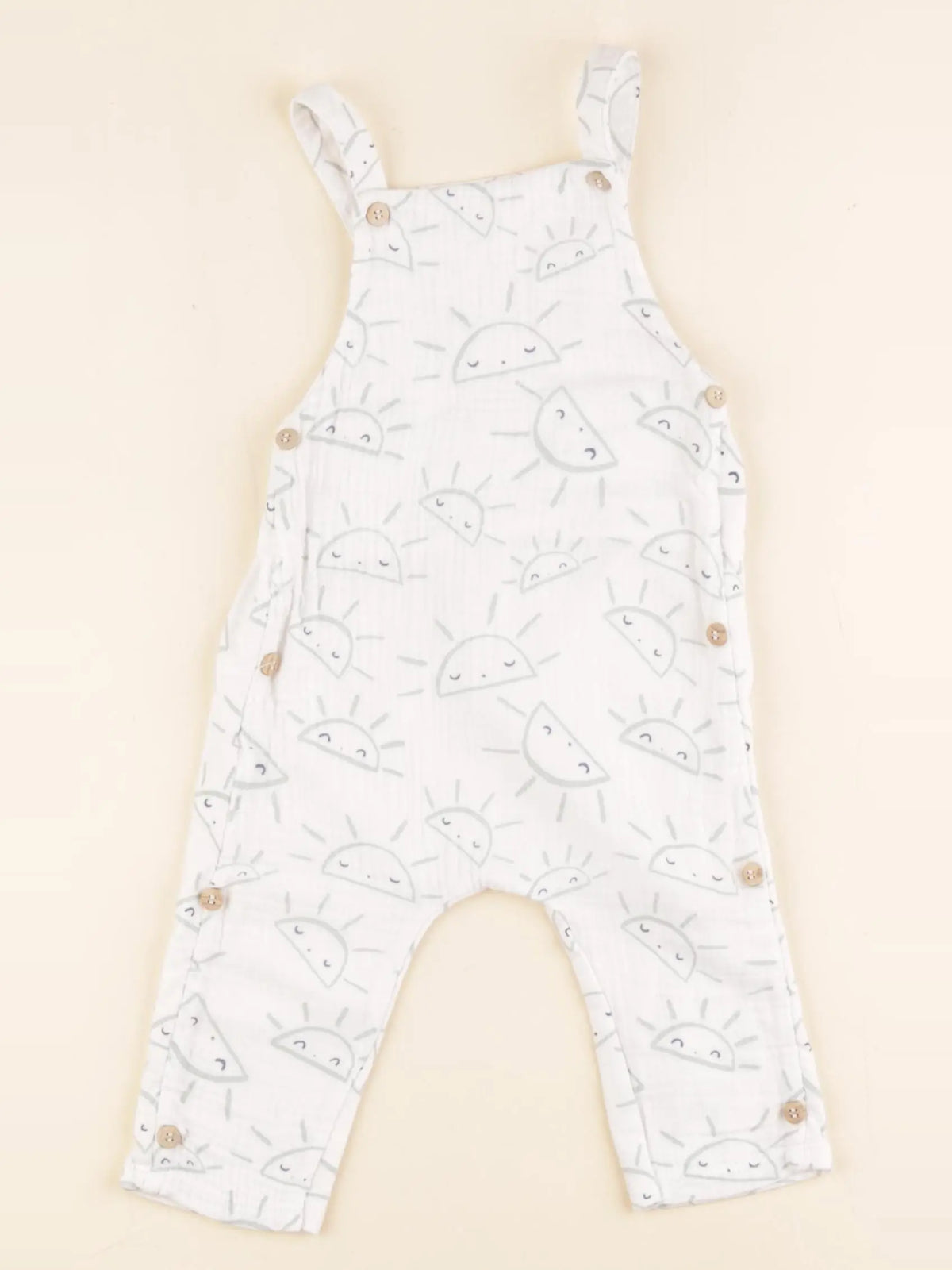 Zara - combinaison blanc, vert - 6/9 mois