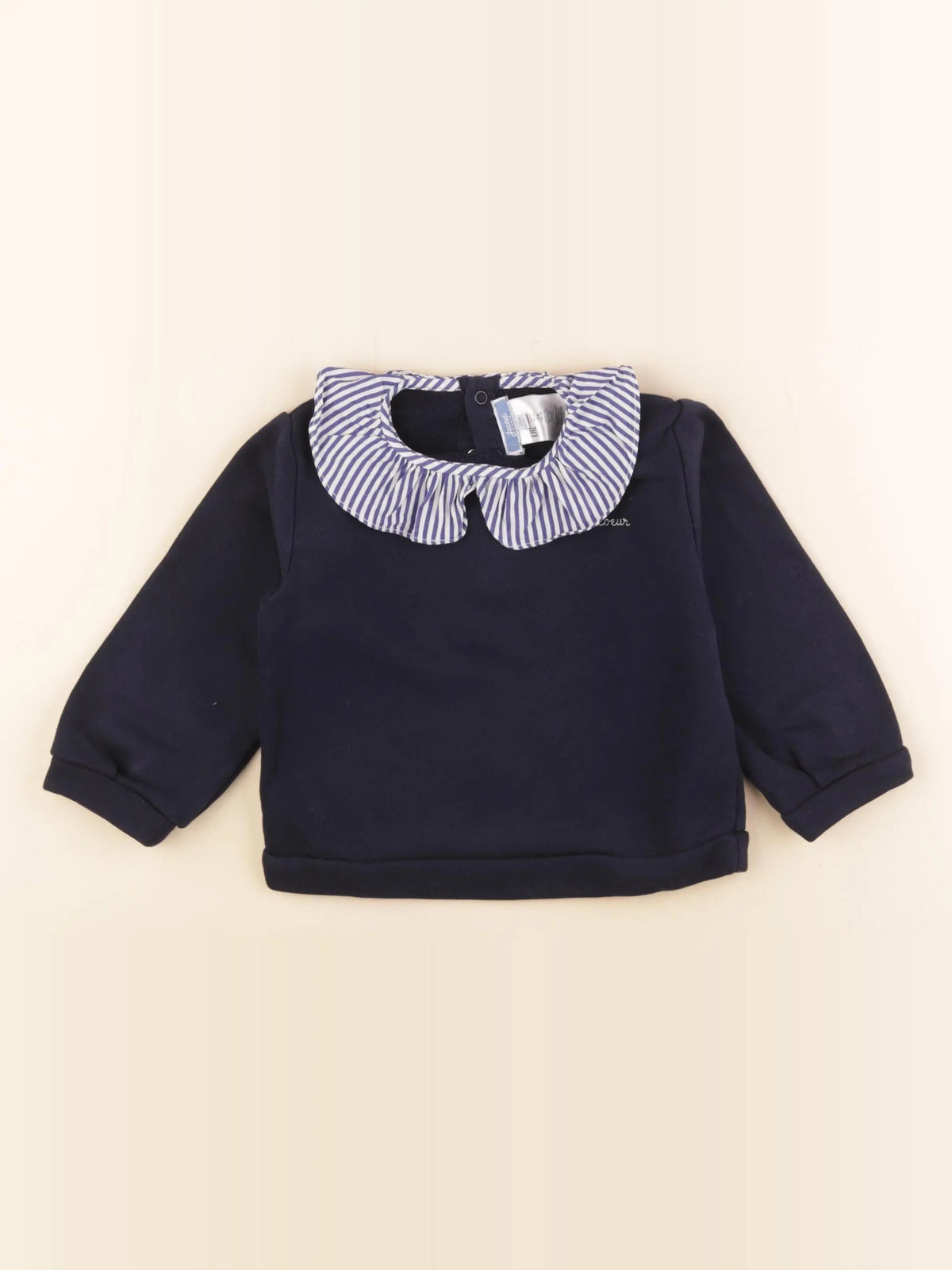 Jacadi - sweat bleu - 36 mois