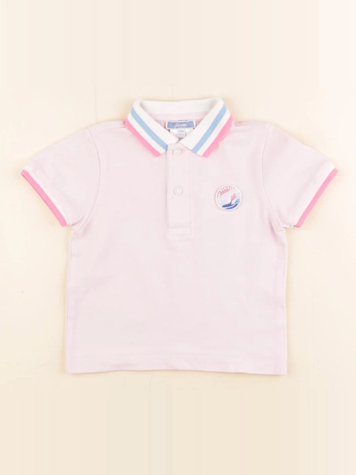 Jacadi - polo rose - 24 mois