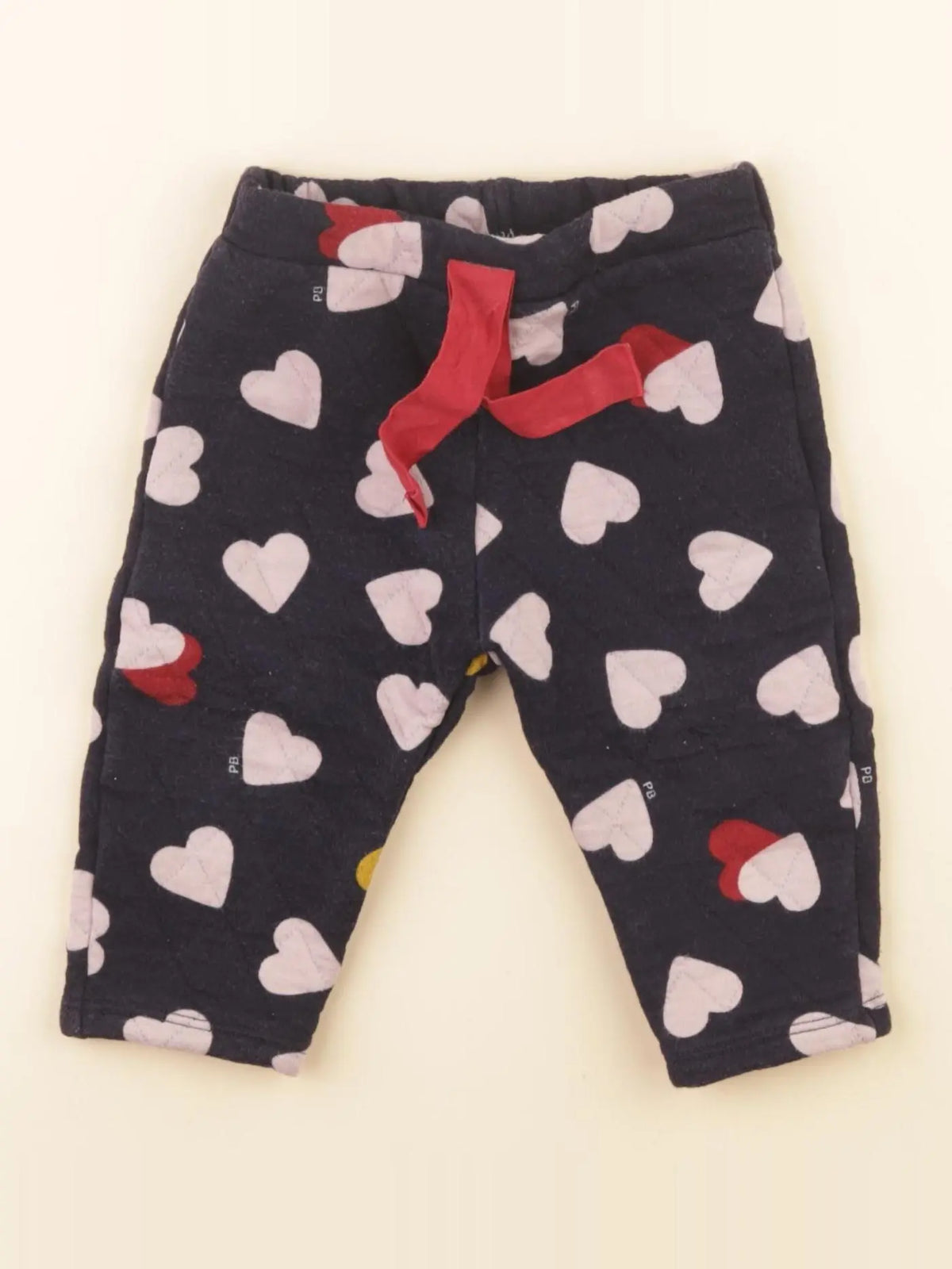 Petit Bateau - pantalon bleu - 6 mois