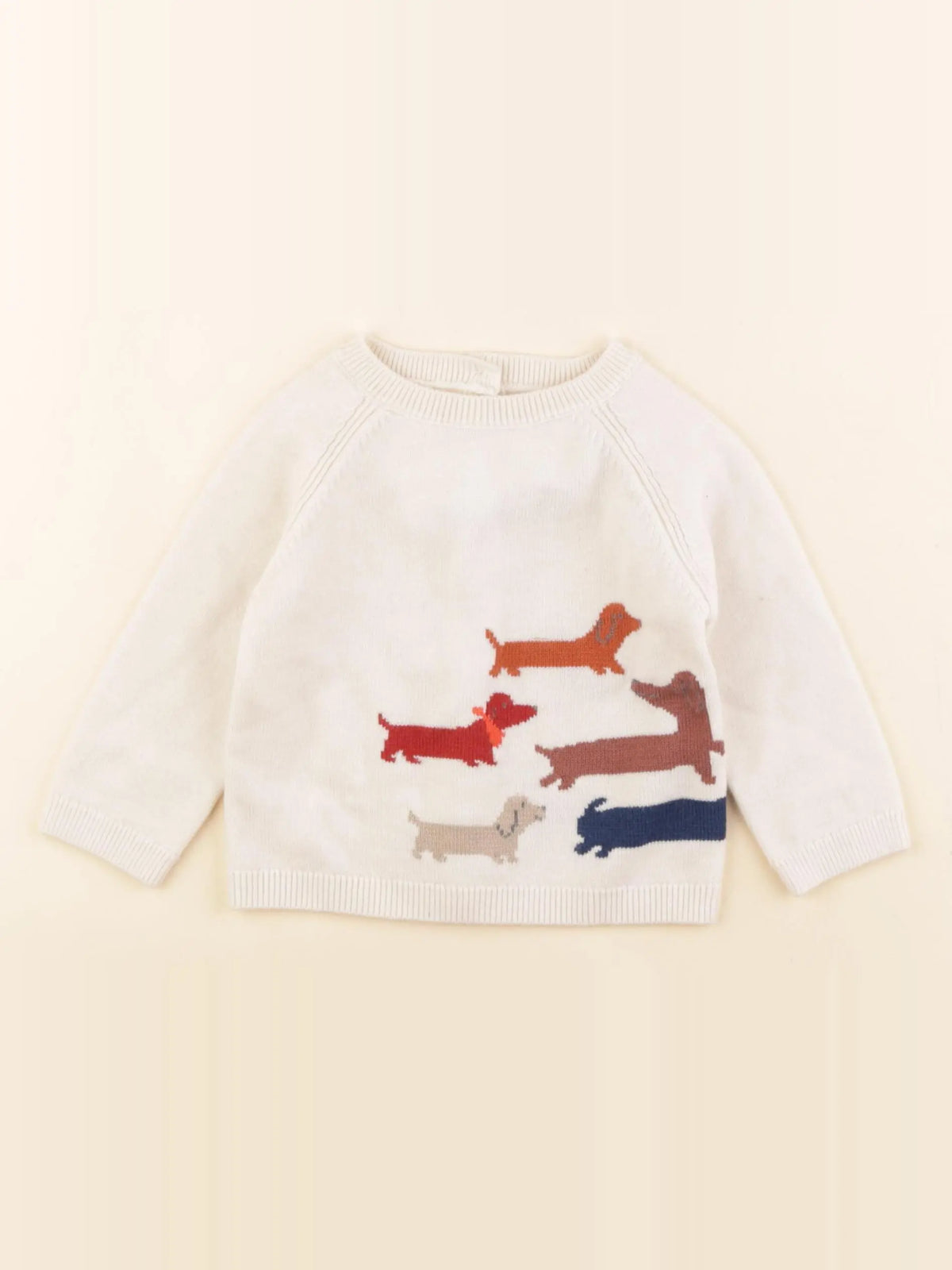 Jacadi - pull beige - 12 mois