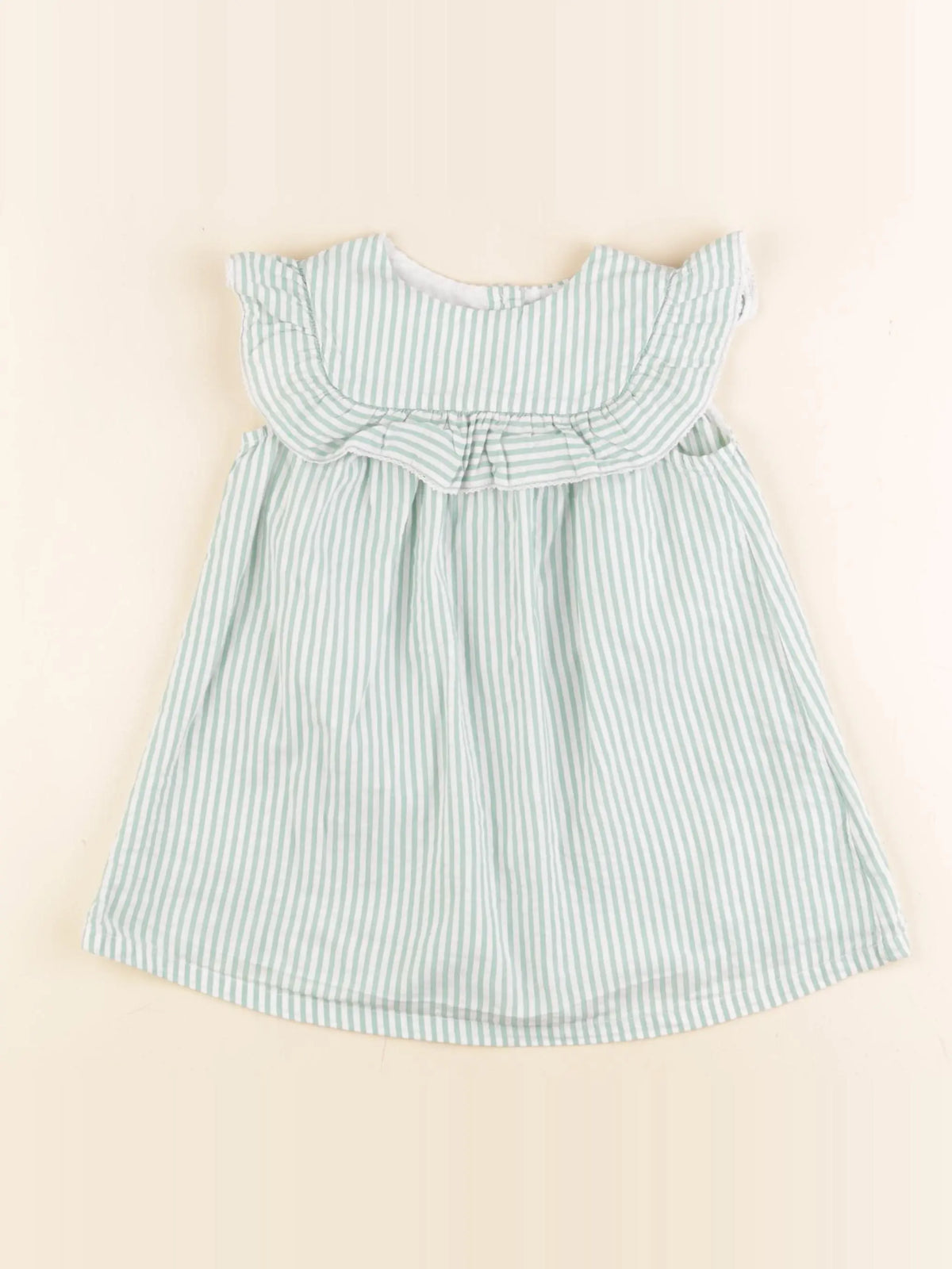 Cyrillus - robe vert - 18 mois