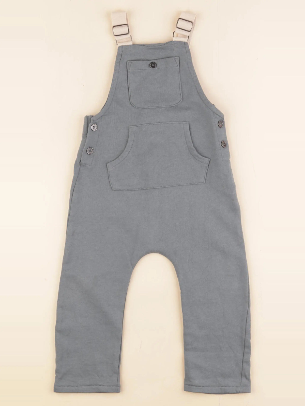 Petit Bateau - salopette doublé gris - 24 mois