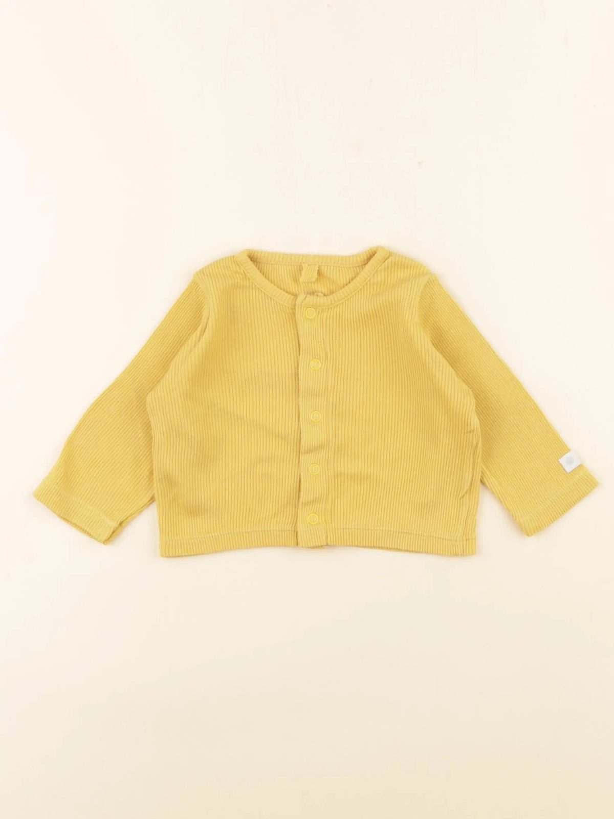 Petit Bateau - tee-shirt jaune - 3 mois