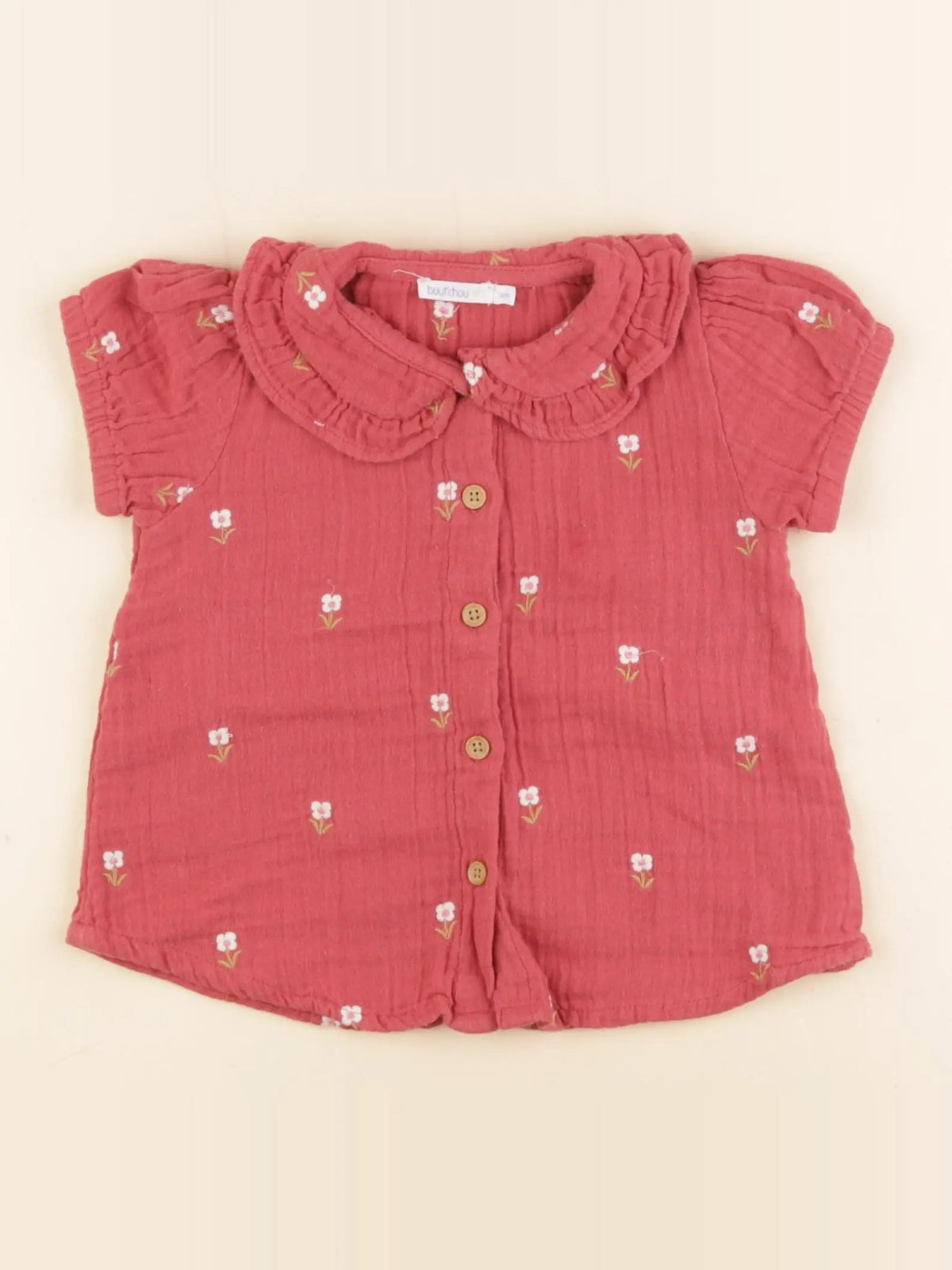 Boutchou - blouse rose - 18 mois