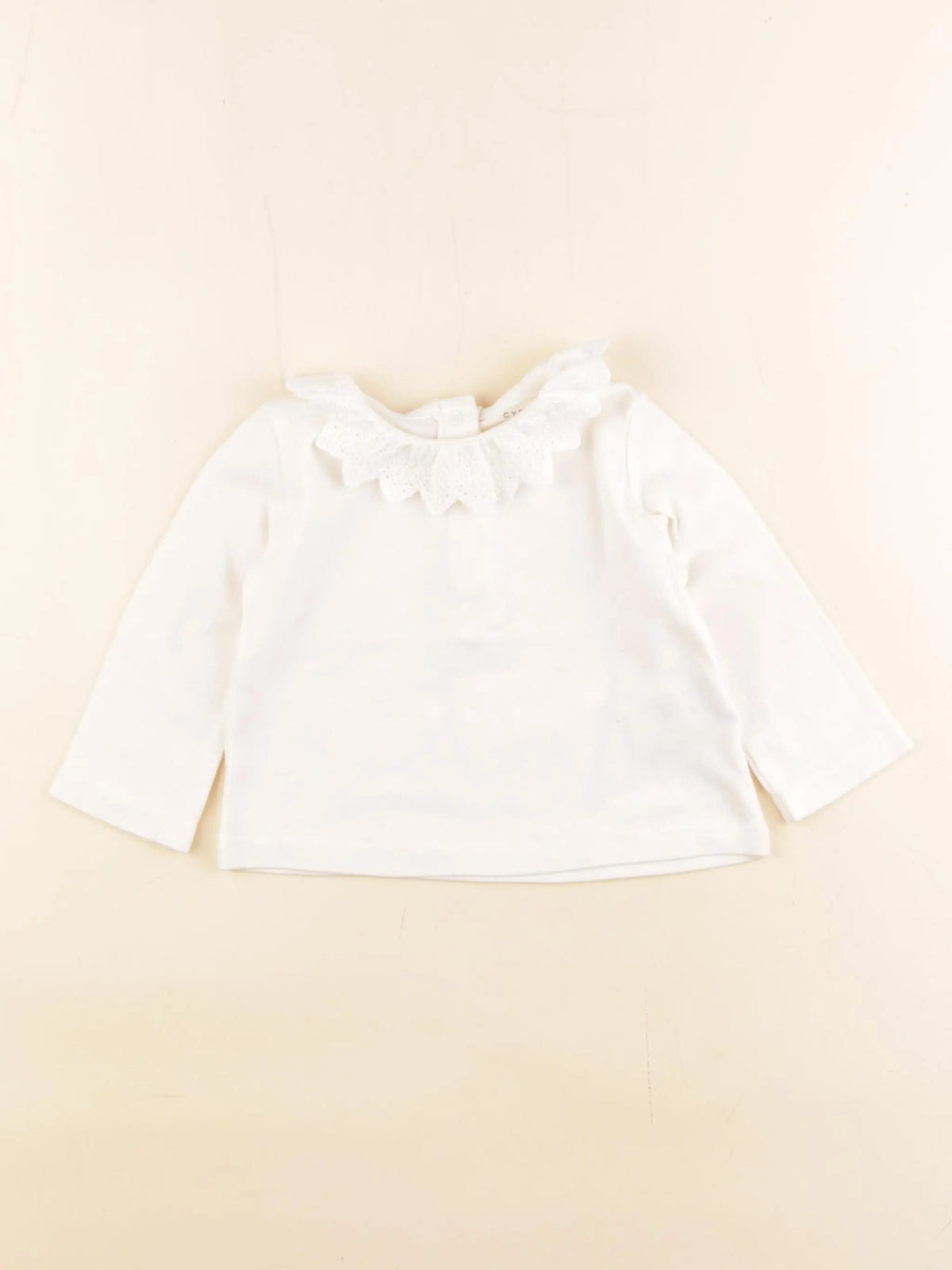 Cyrillus - tee-shirt blanc - 18 mois