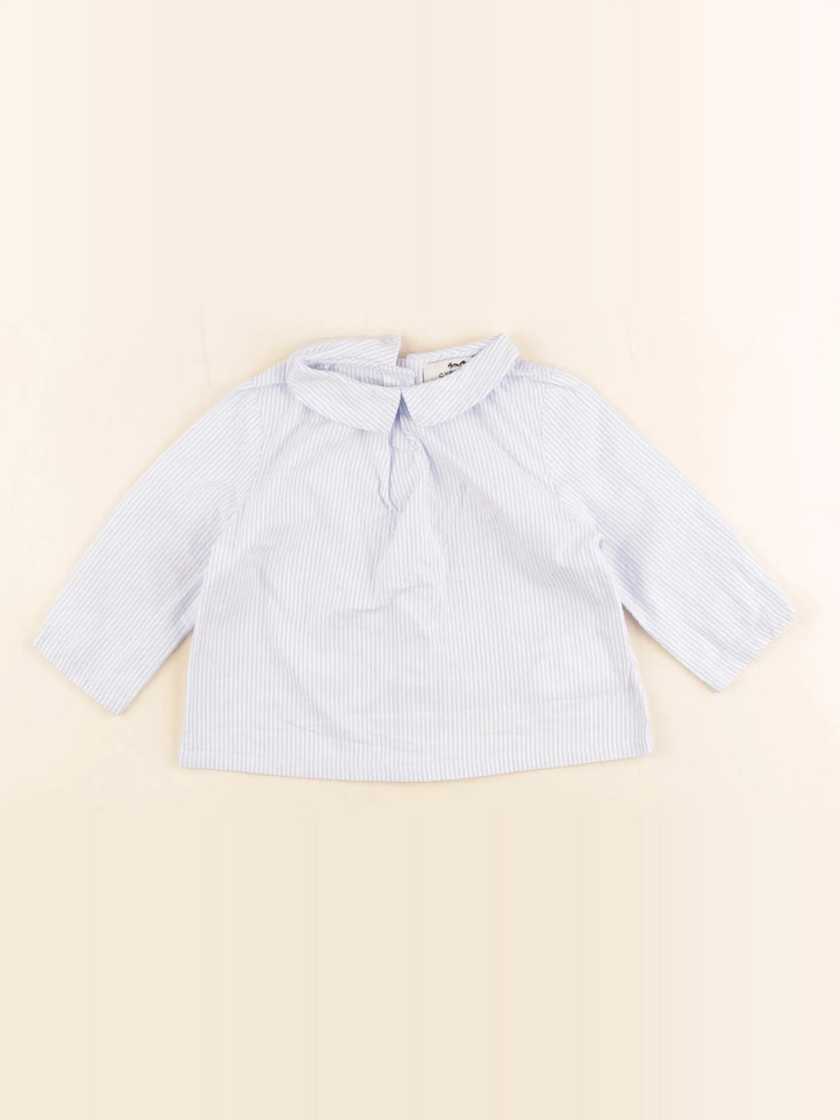 Cyrillus - blouse bleu - 6 mois