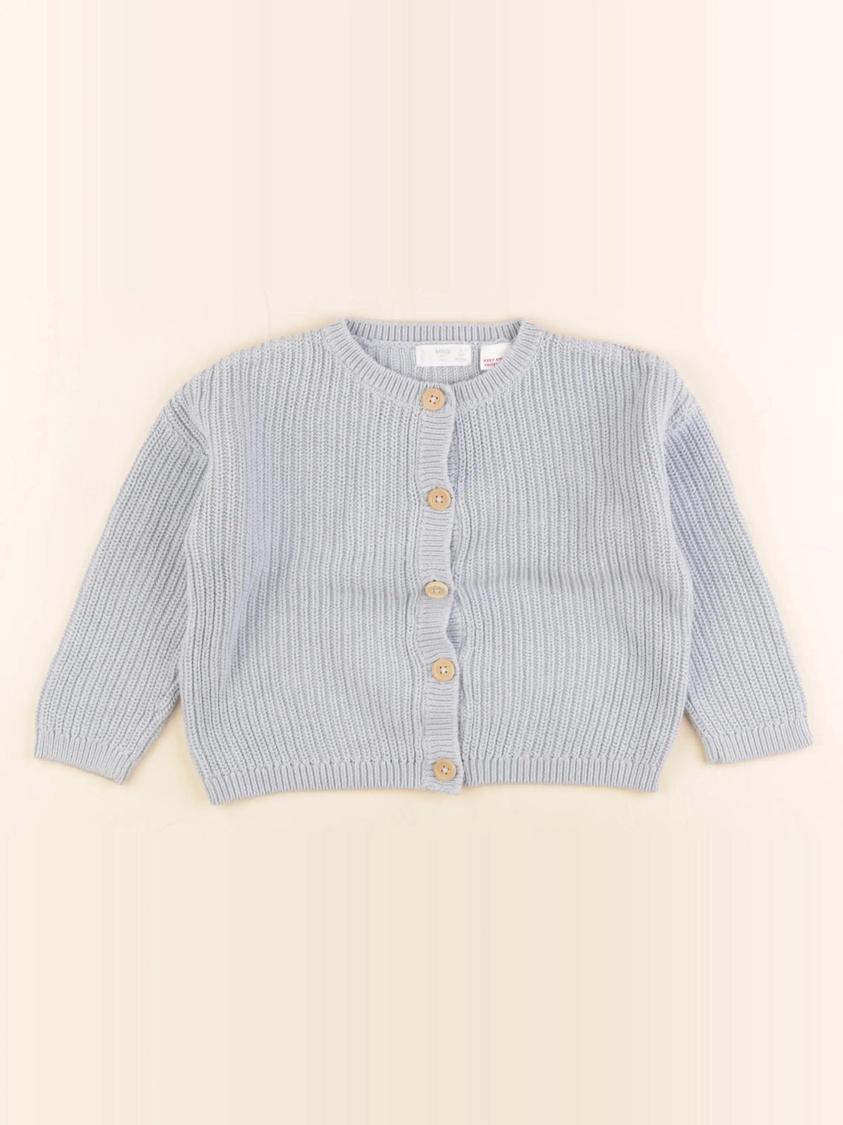 Mango - gilet bleu - 2/3 ans
