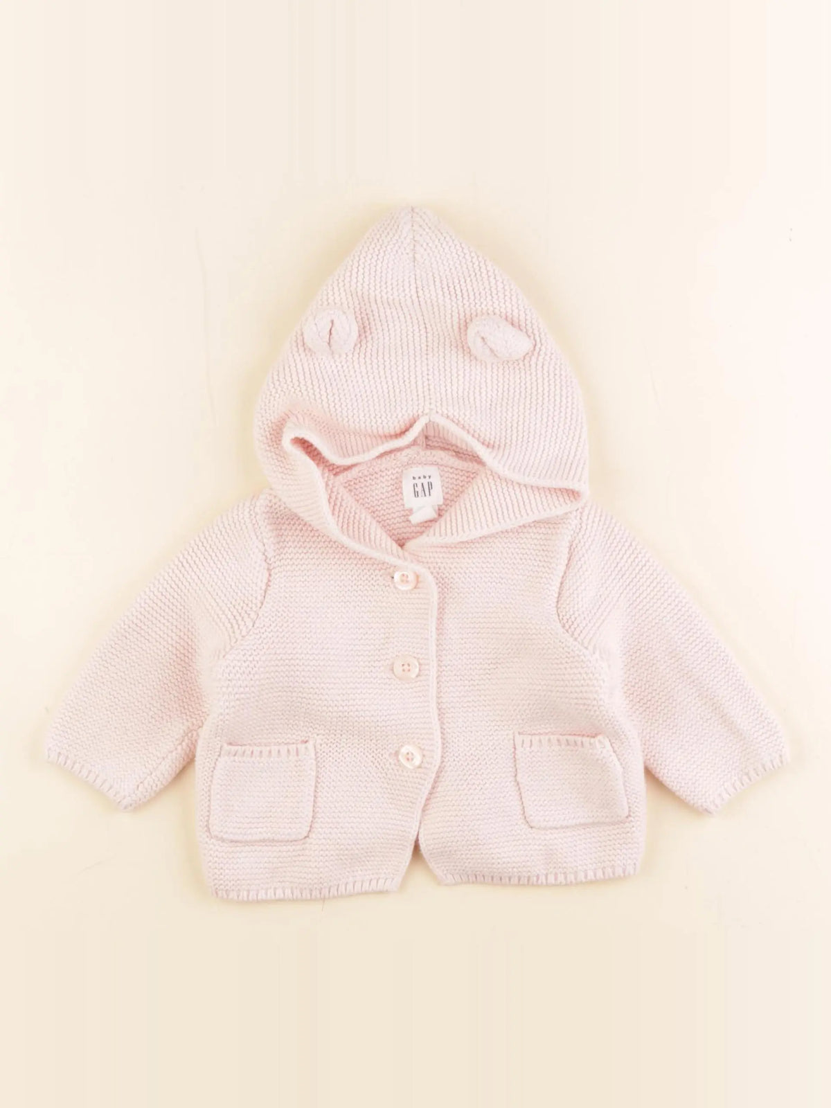 GAP - gilet rose - 3/6 mois