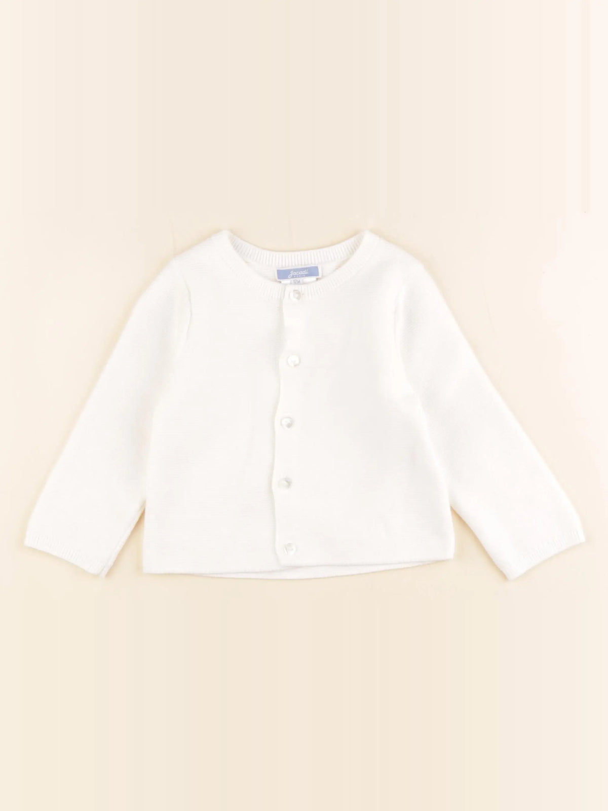 Jacadi - gilet beige - 12 mois