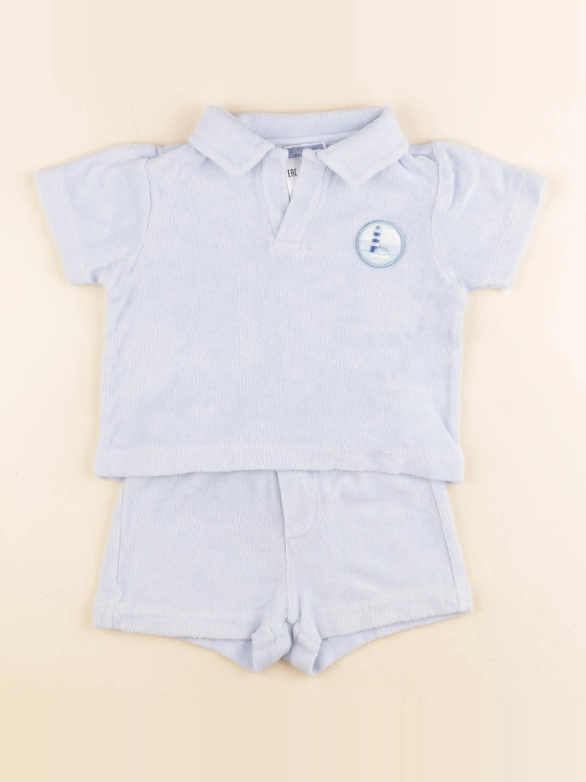 Jacadi - ensemble bleu - 6 mois