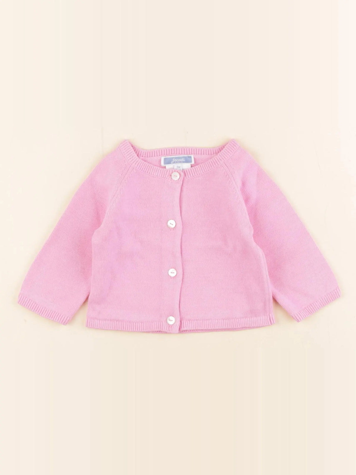 Jacadi - gilet rose - 3 mois