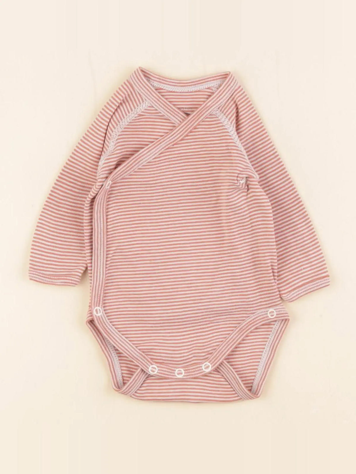Petit Bateau - body rouge - 1 mois