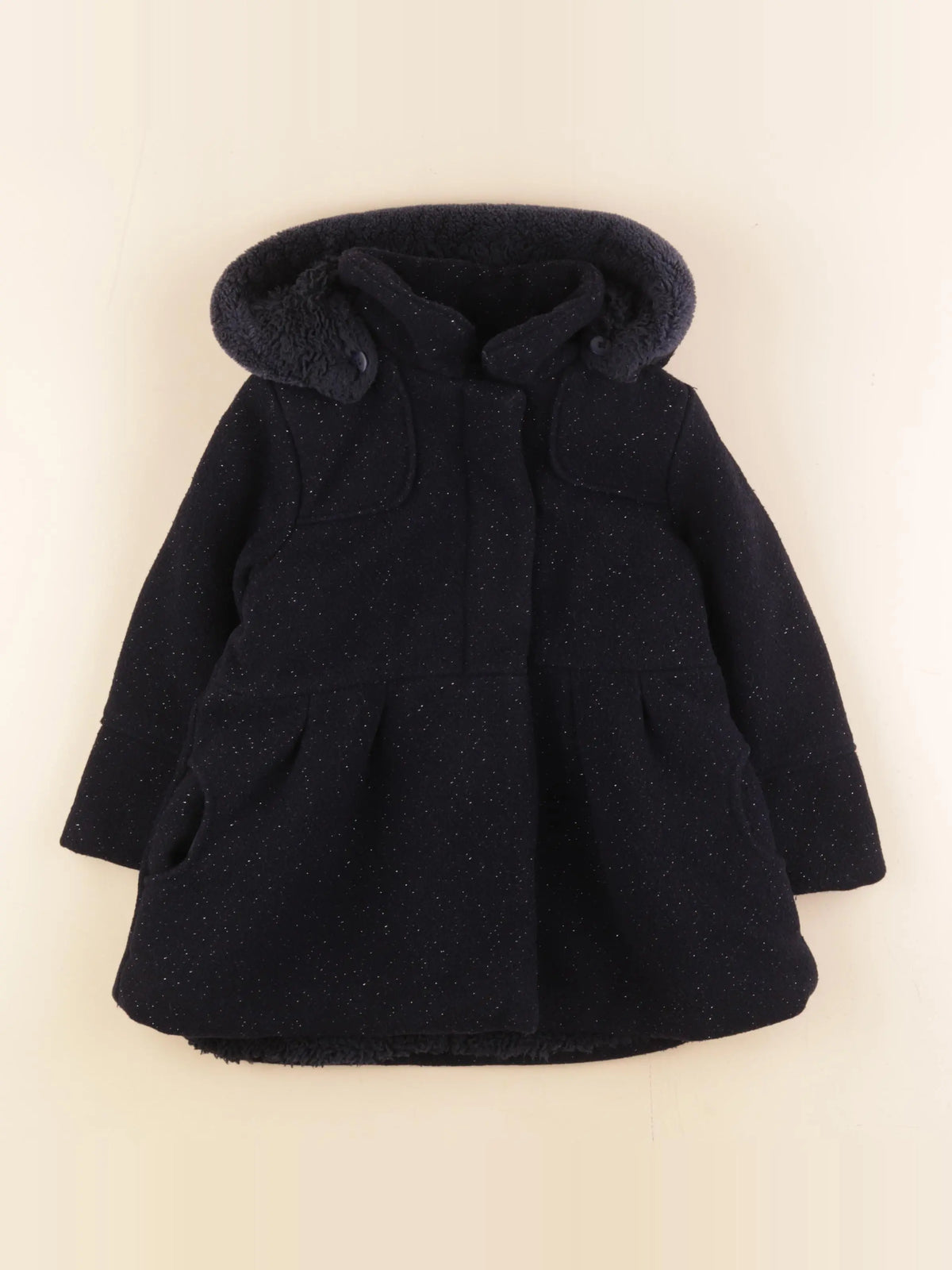 Vertbaudet - manteau bleu - 4 ans
