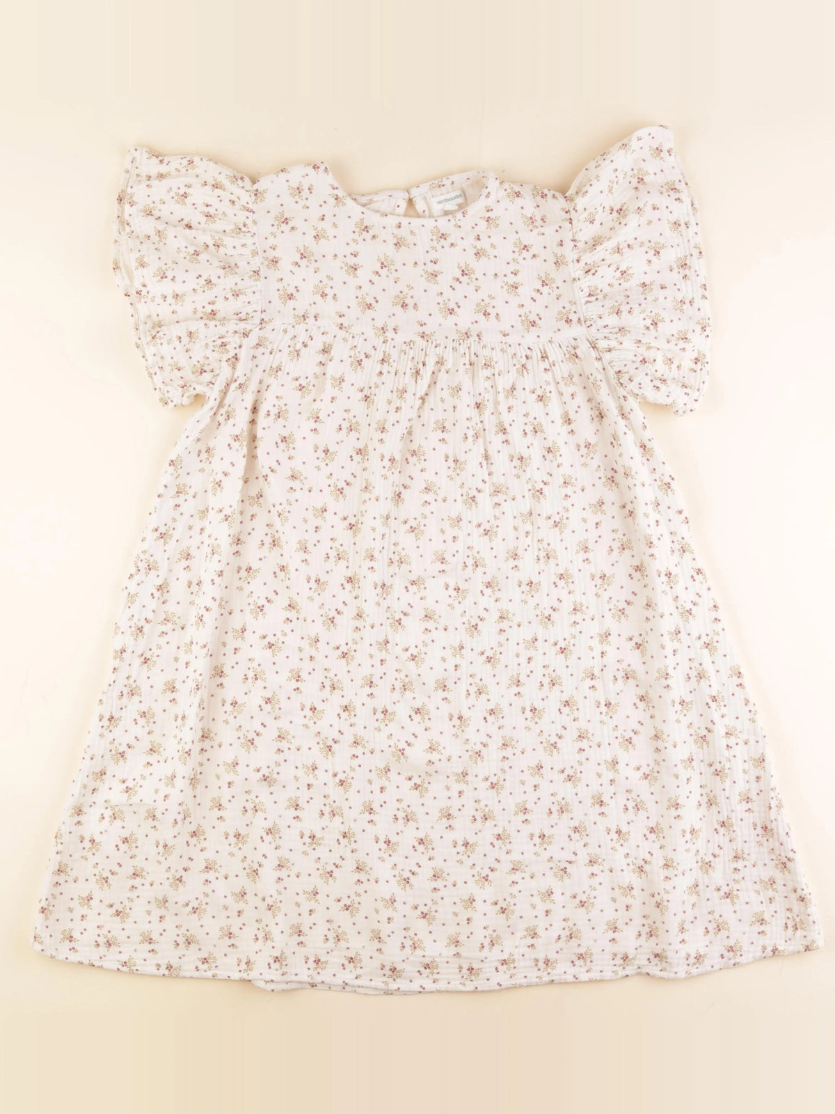Vertbaudet - robe beige - 12 ans