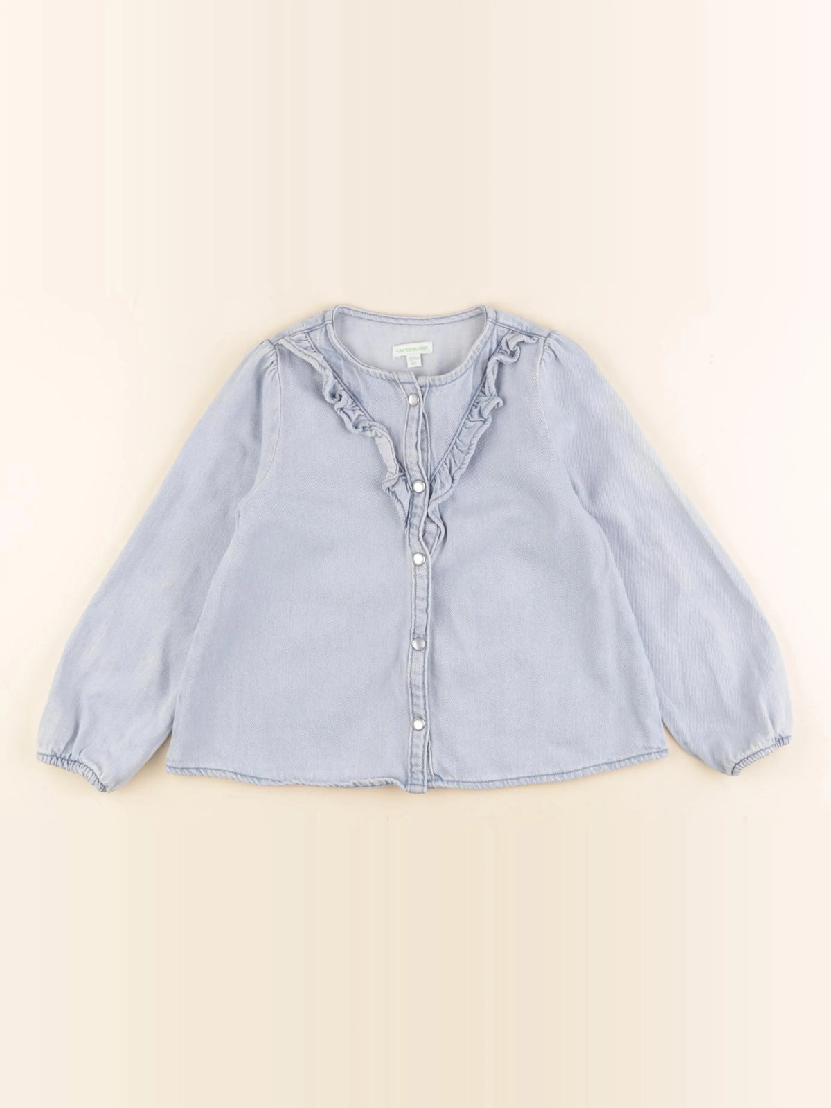 Vertbaudet - blouse bleu - 6 ans