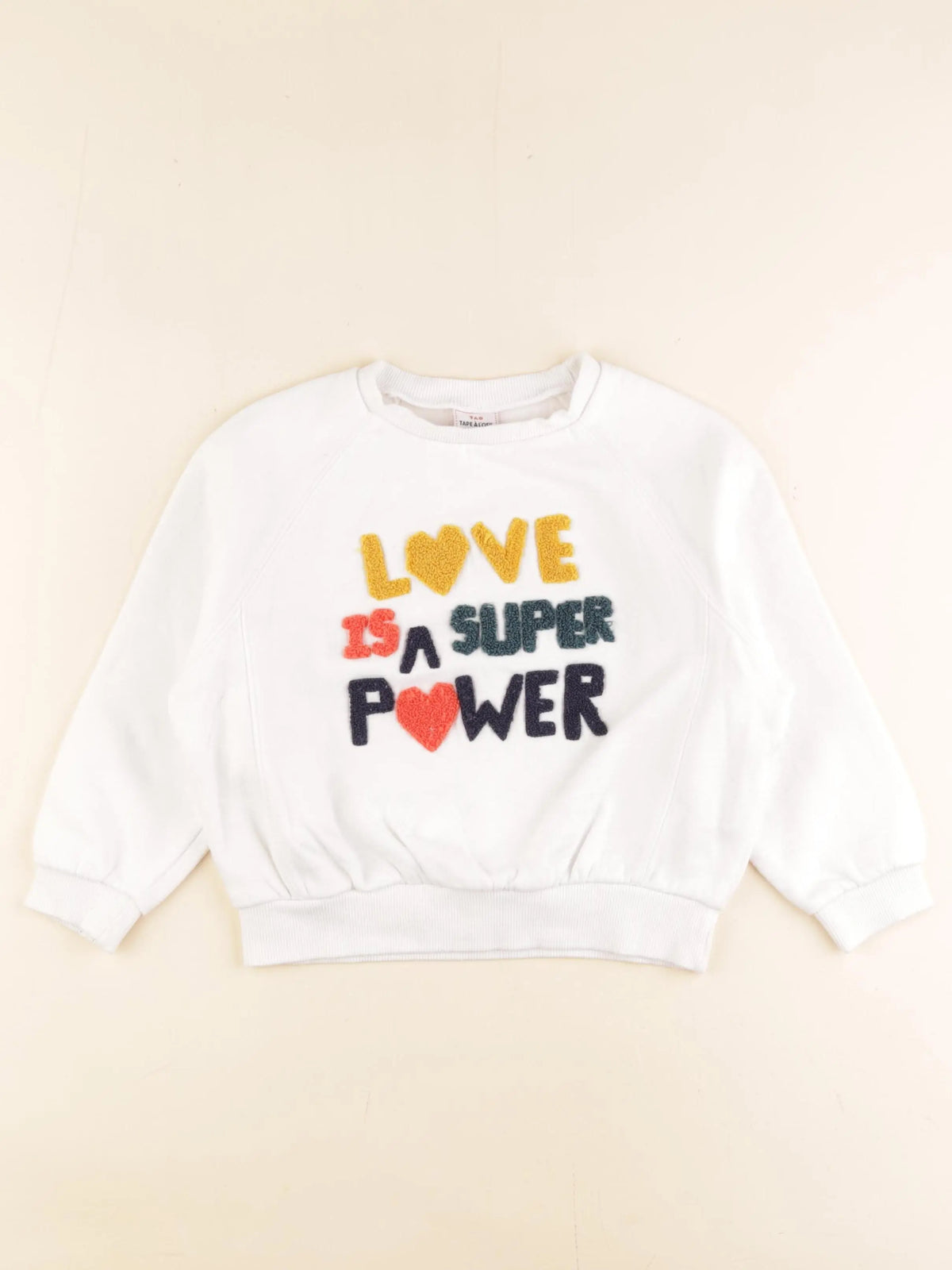 Tape à l'oeil - sweat blanc, multicolore - 4 ans