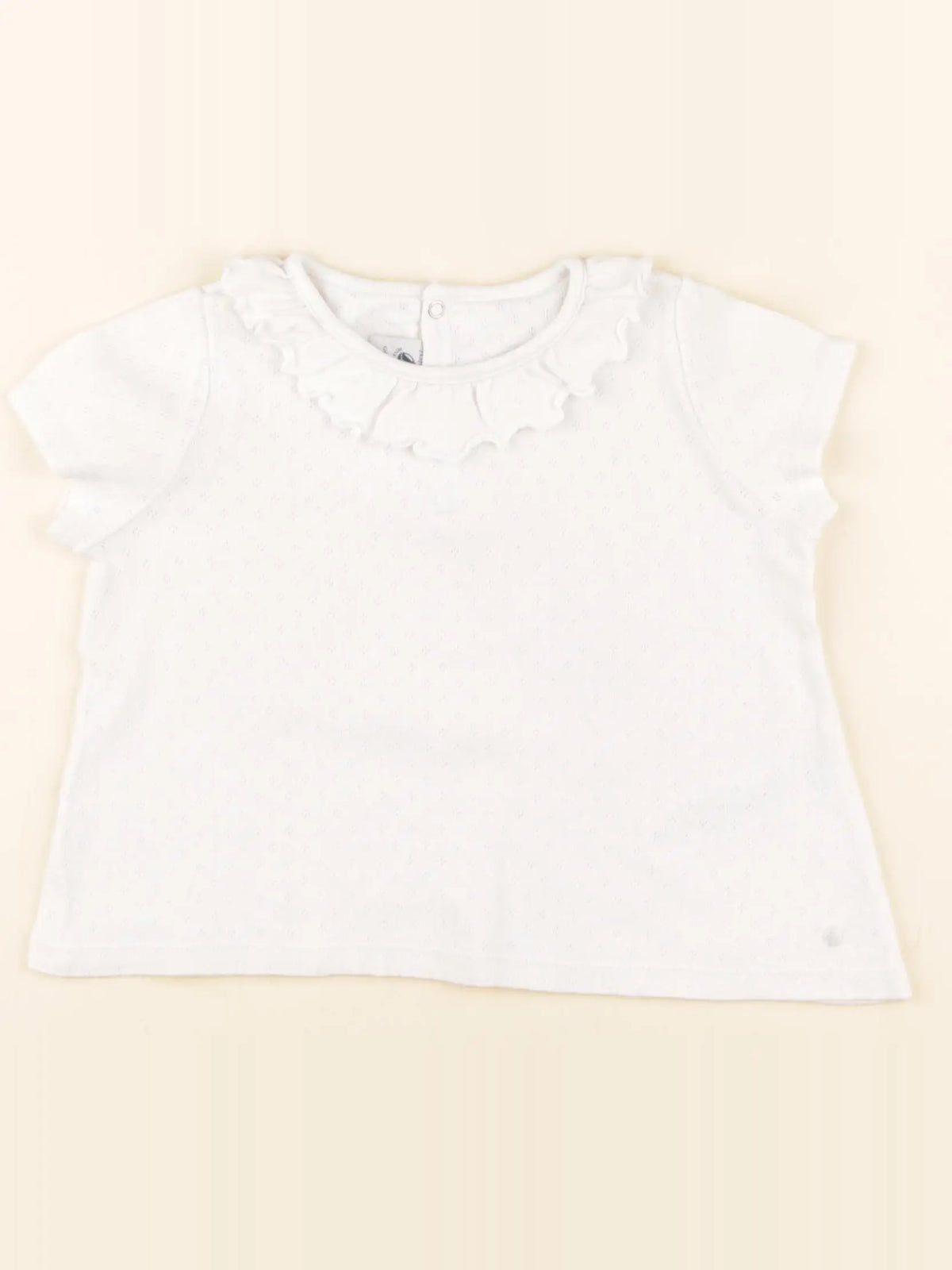 Petit Bateau - tee-shirt blanc - 24 mois
