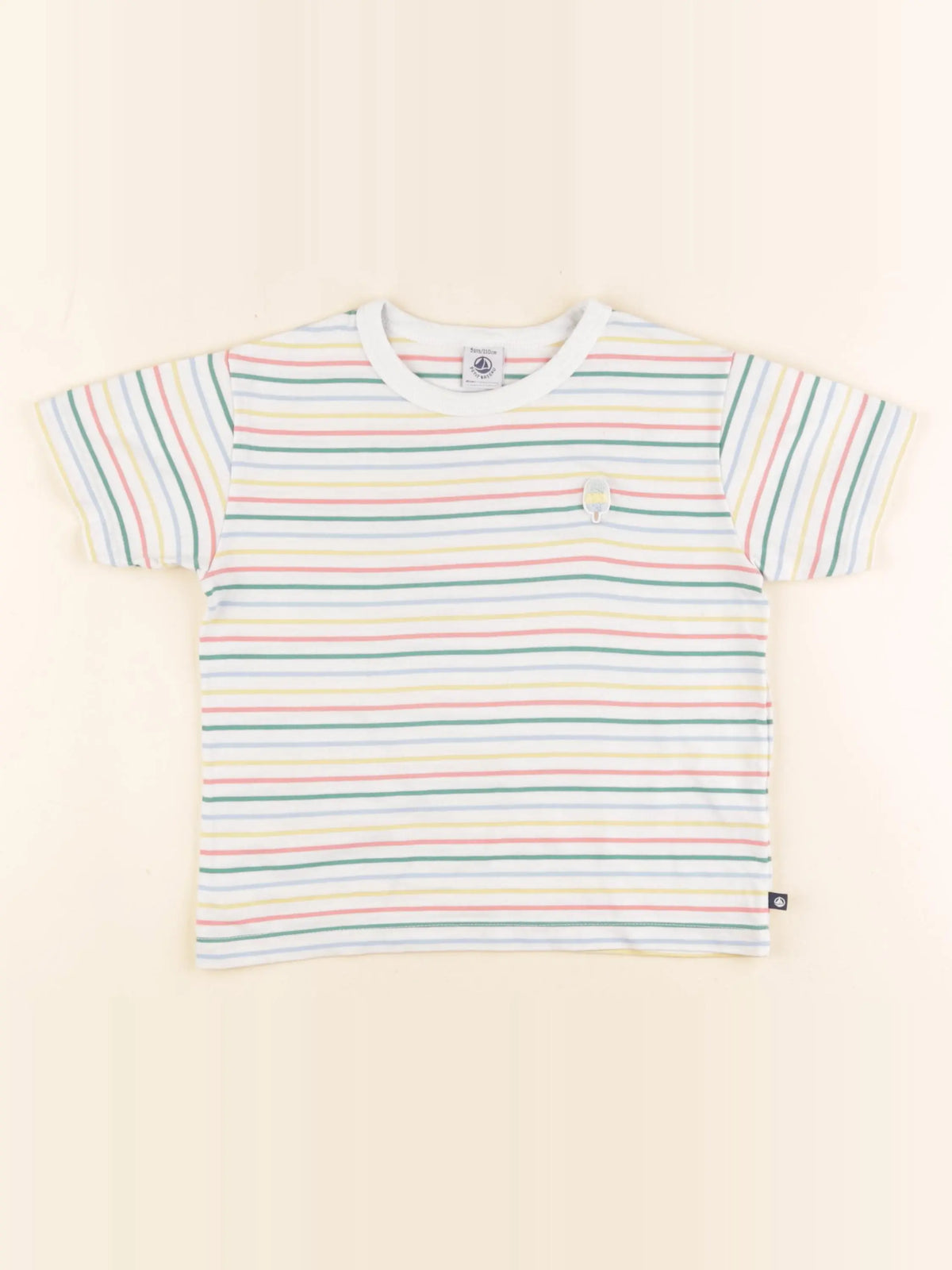 Petit Bateau - tee-shirt multicolore - 5 ans