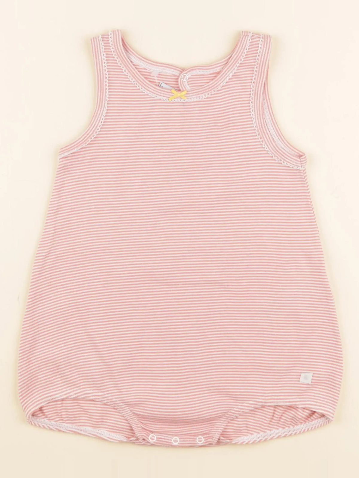 Petit Bateau - pyjama coton rose - 24 mois