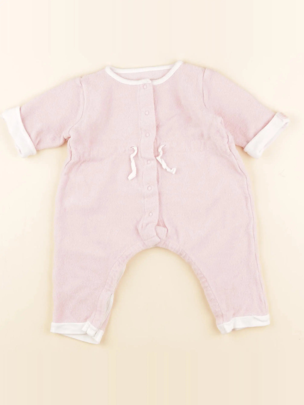Petit Bateau - combinaison rose - 3 mois