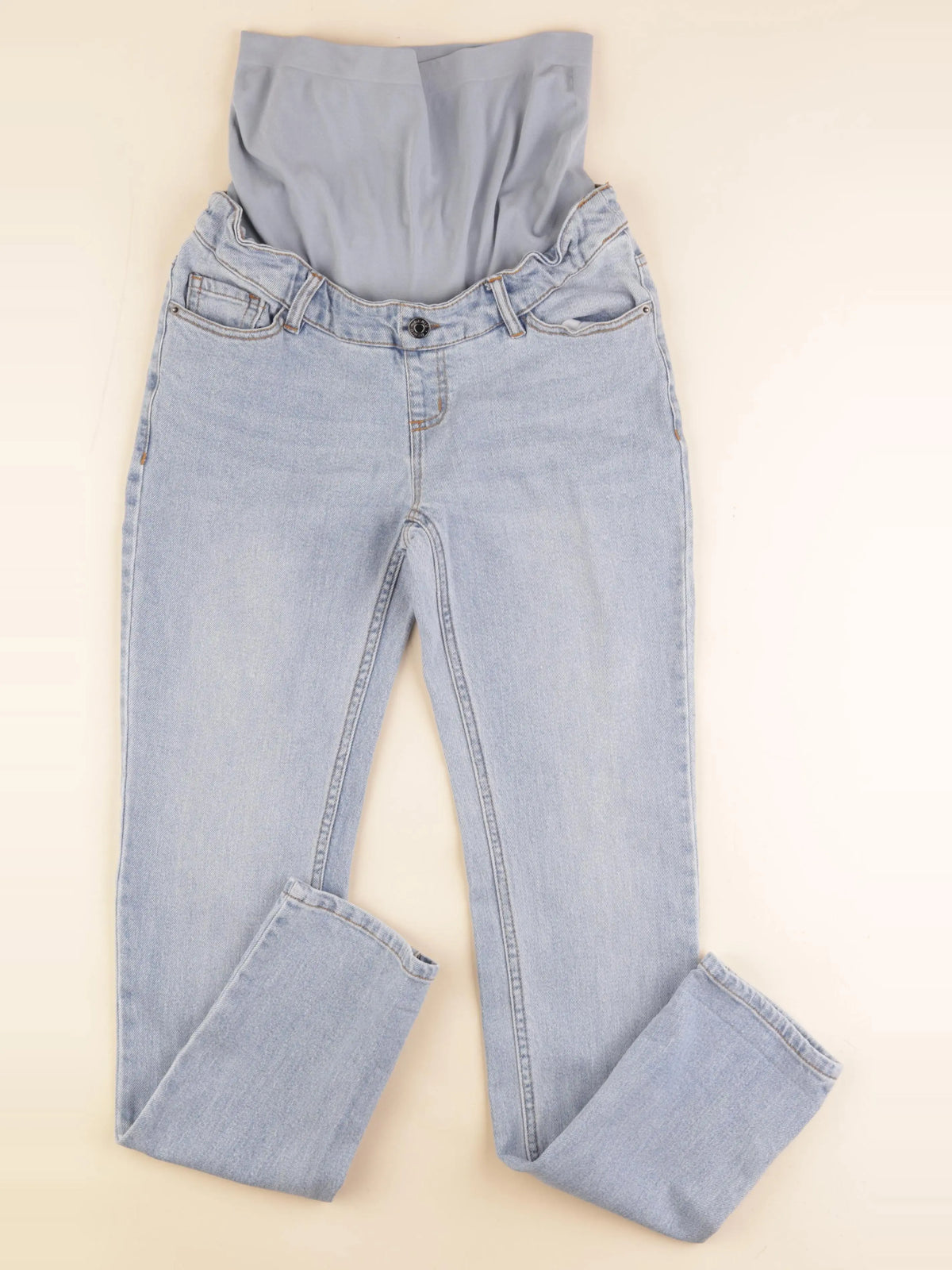 Envie de fraise - jean grossesse bleu - 34