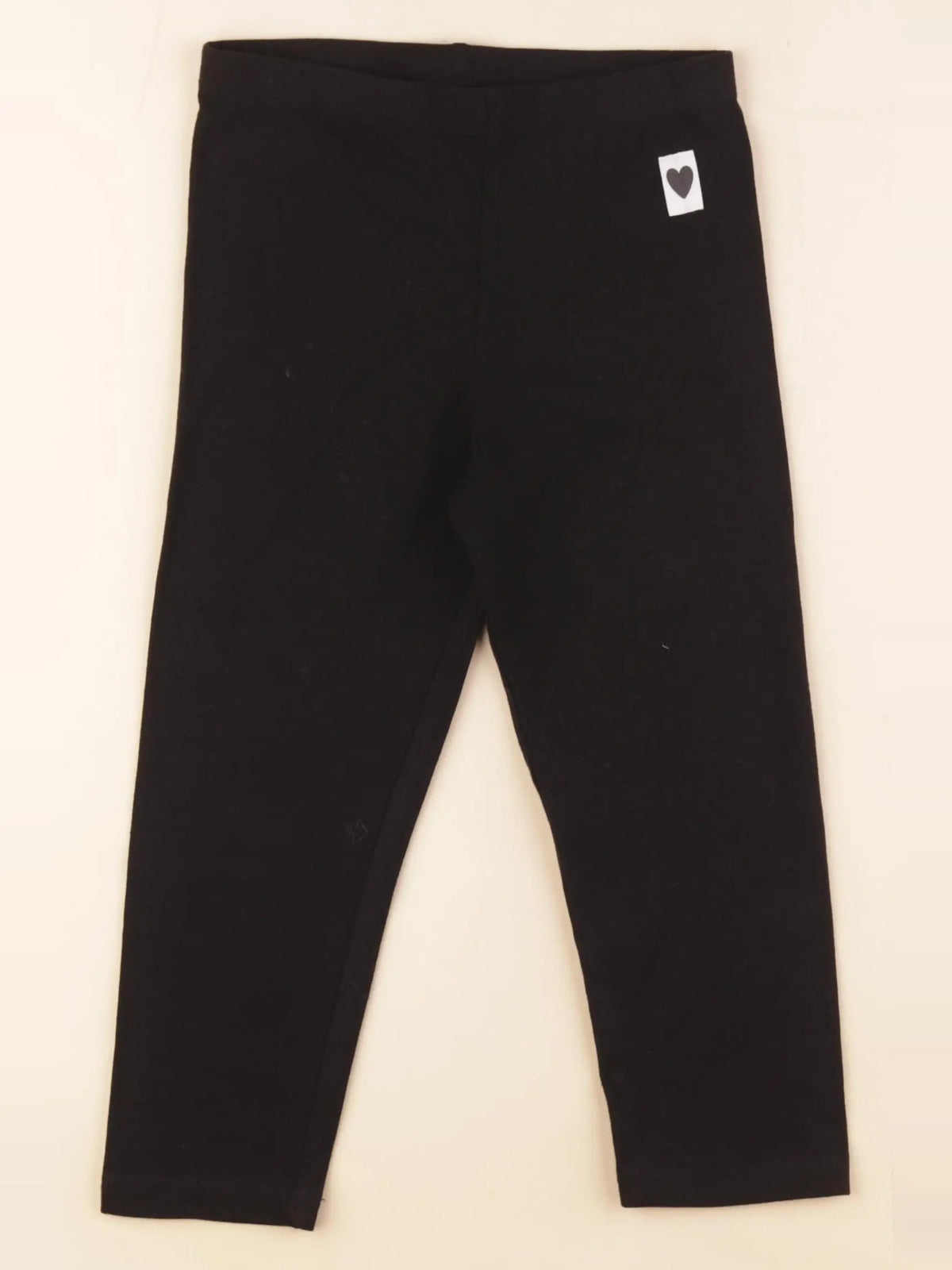 H&M - legging court noir - 8/9 ans