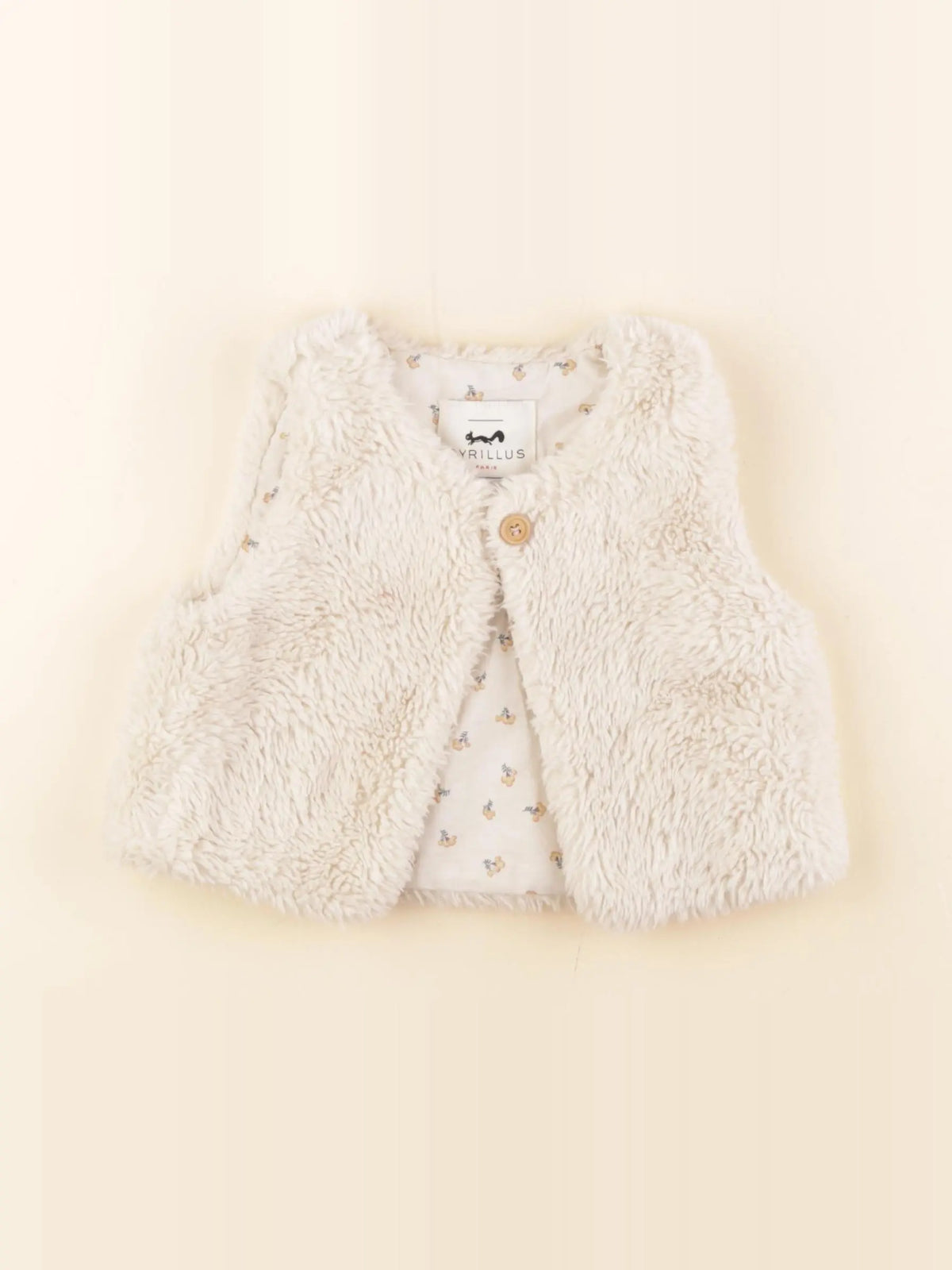 Cyrillus - gilet beige - 18 mois