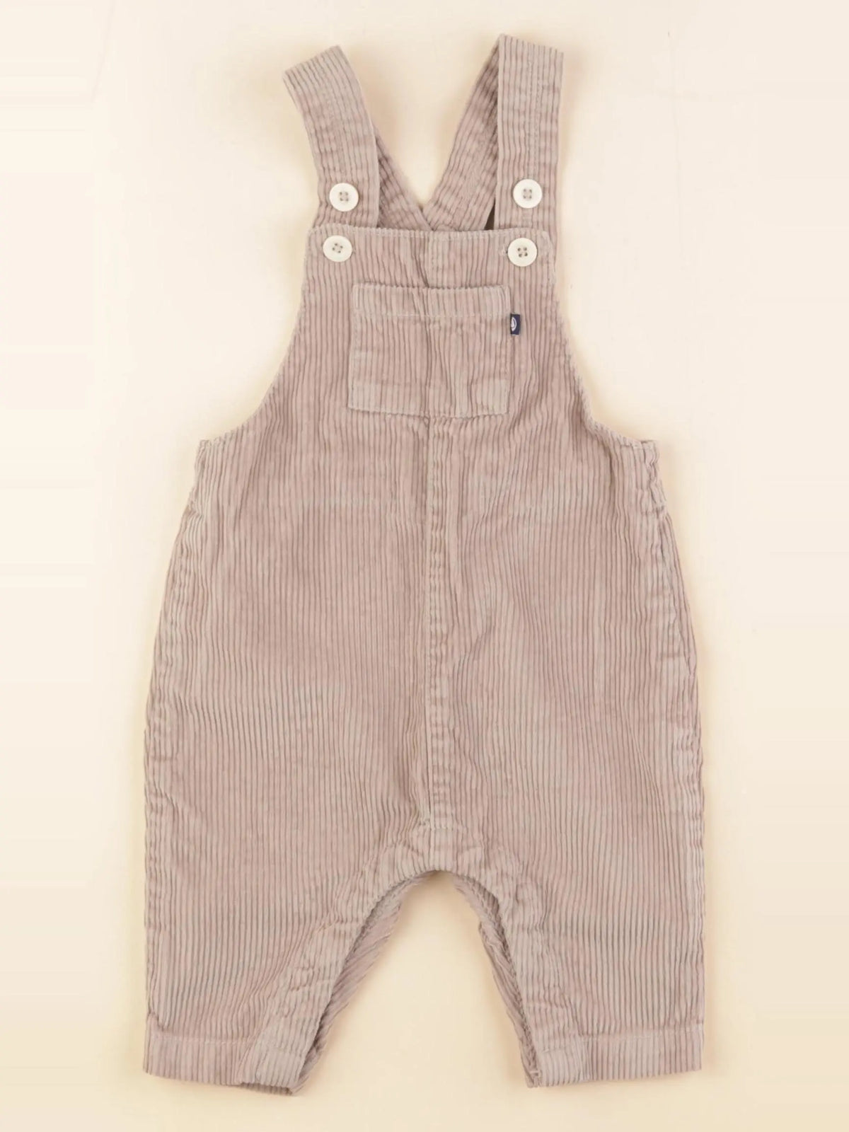 Petit Bateau - salopette beige - 6 mois