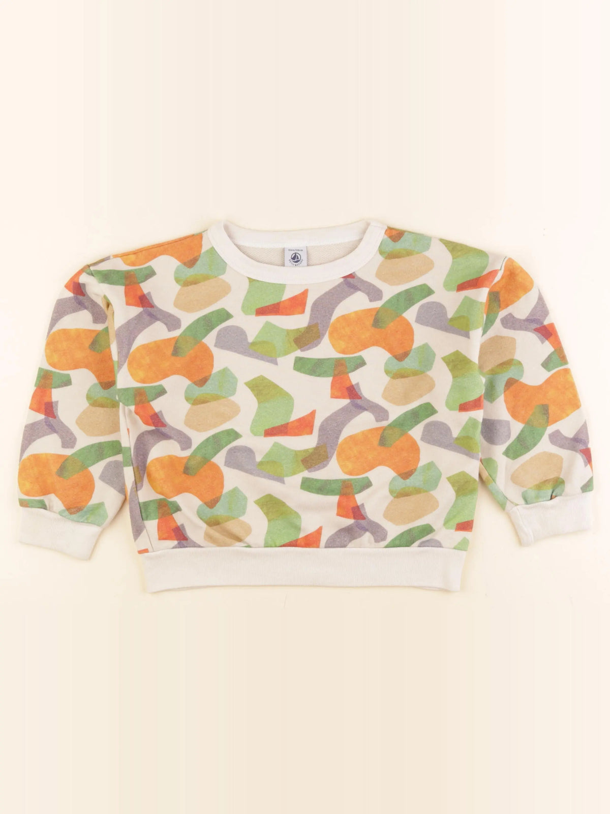 Petit Bateau - sweat multicolore - 6 ans