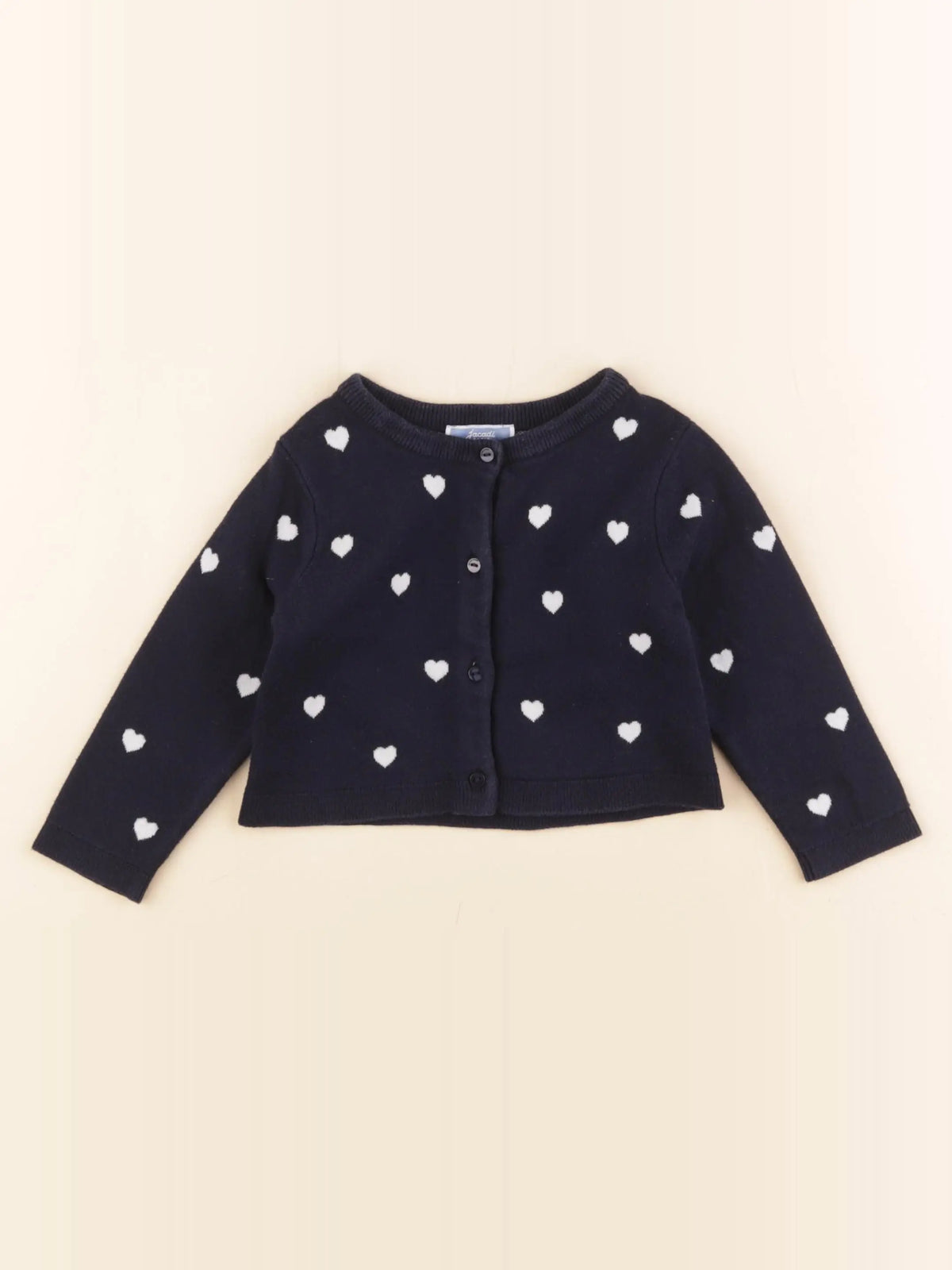 Jacadi - gilet bleu - 18 mois