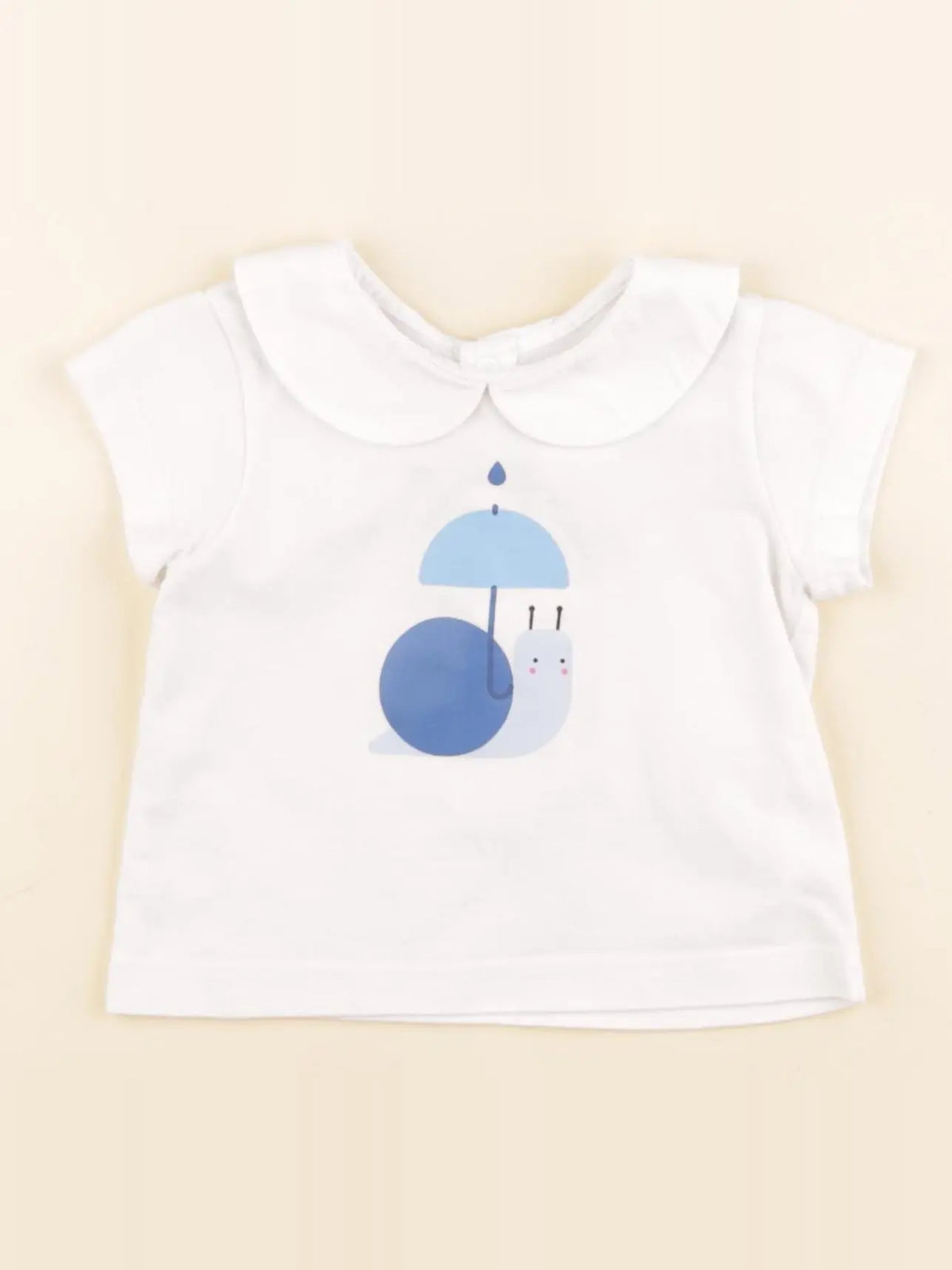 Jacadi - tee-shirt blanc - 6 mois
