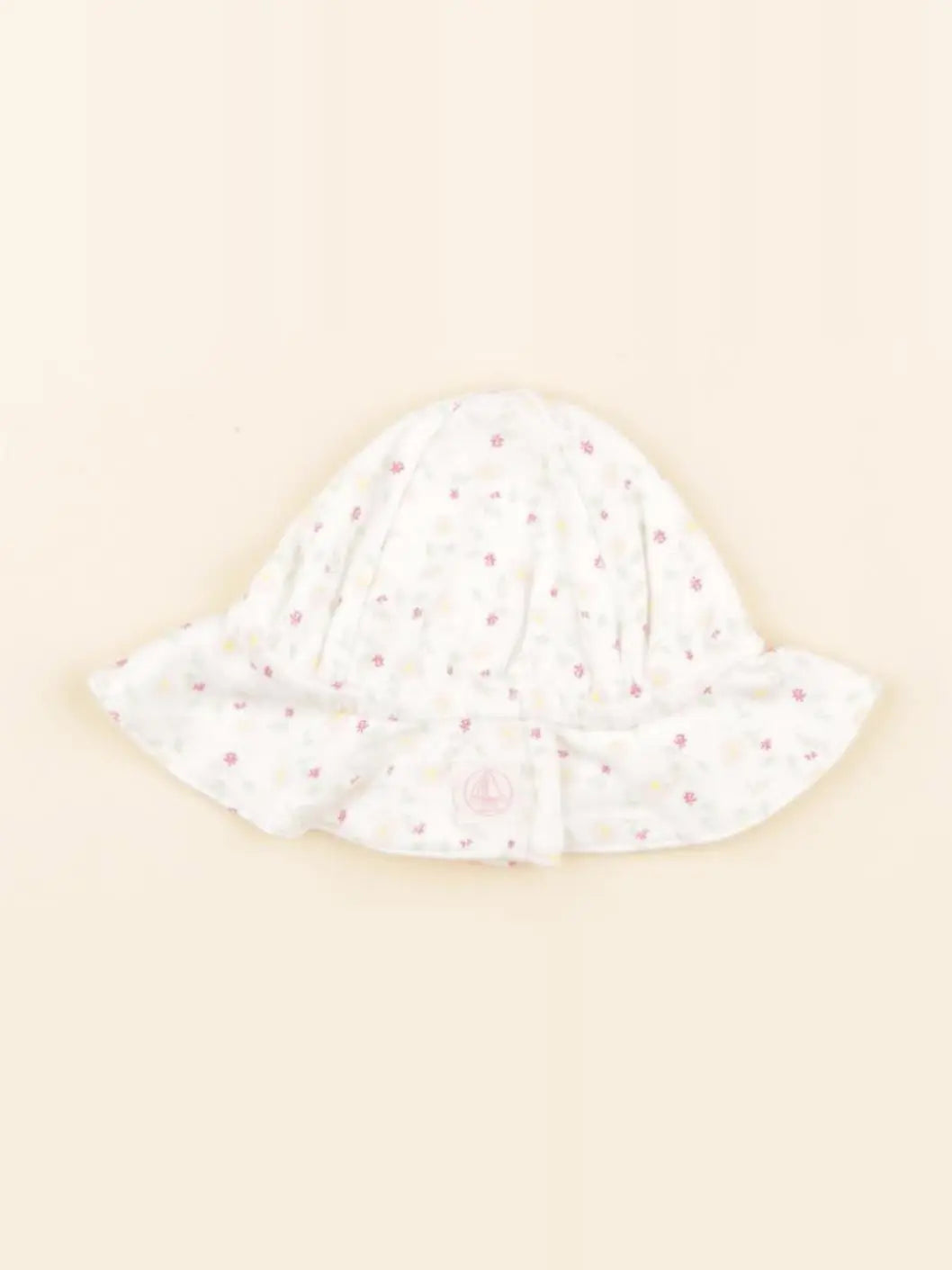 Petit Bateau - bonnet blanc - 0/1 mois