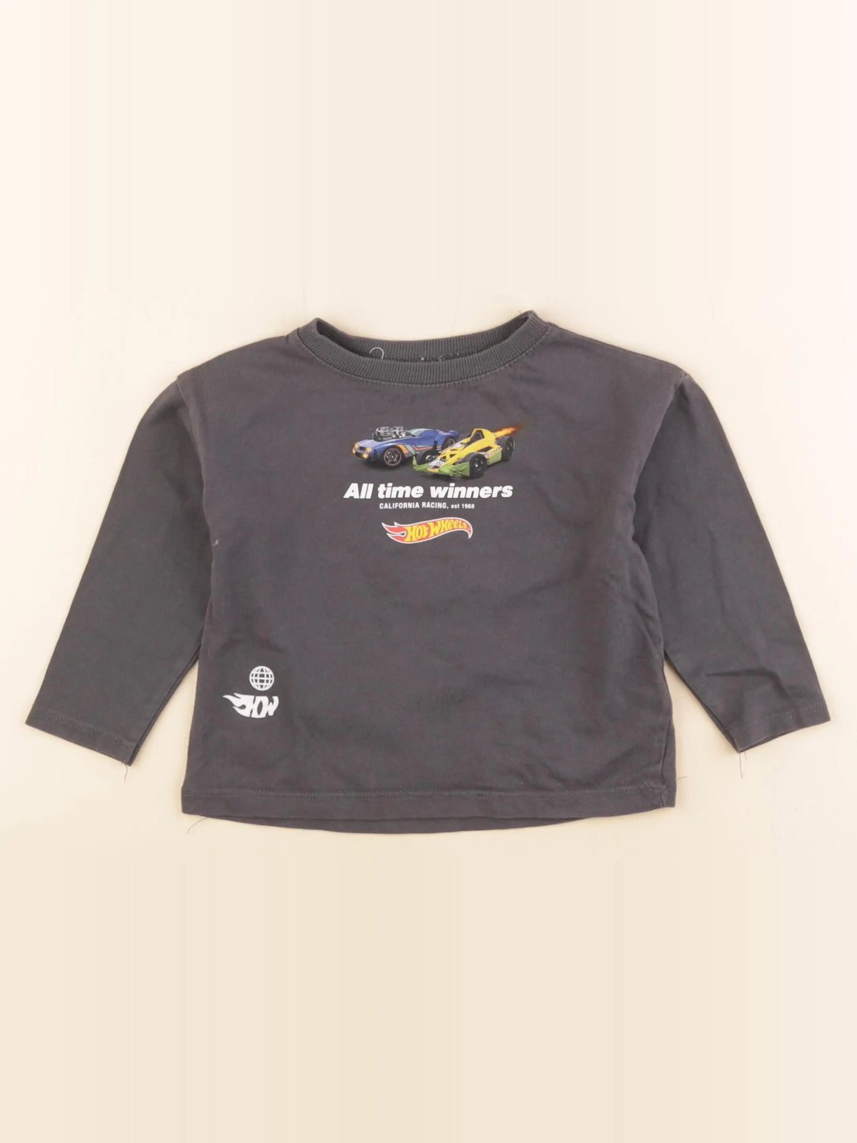 Zara - tee-shirt imprimé au dos gris - 2 ans