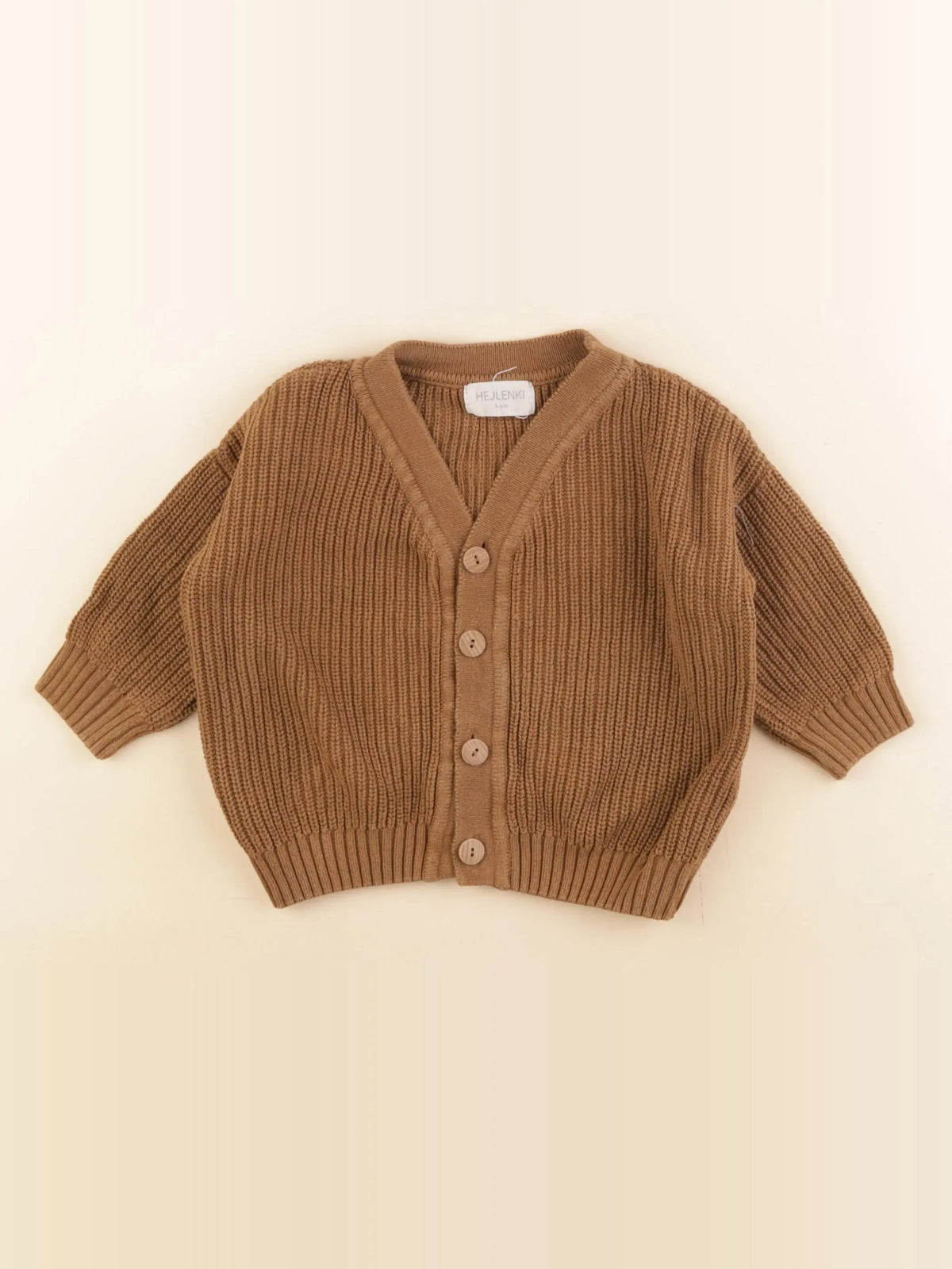 Hejlenki - gilet marron - 3/6 mois