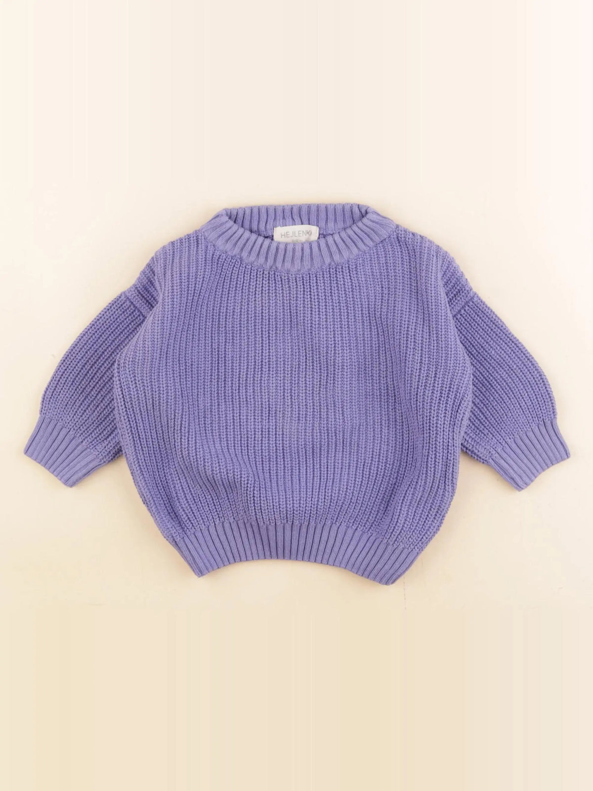 Hejlenki - pull violet - 0/10 mois