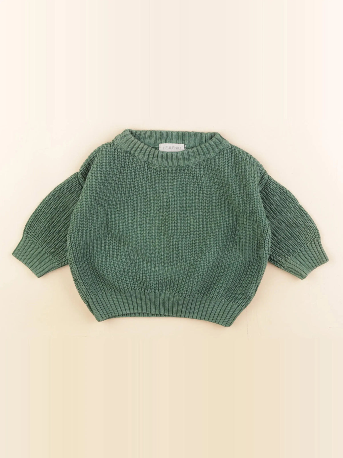 Hejlenki - pull vert - 0/10 mois