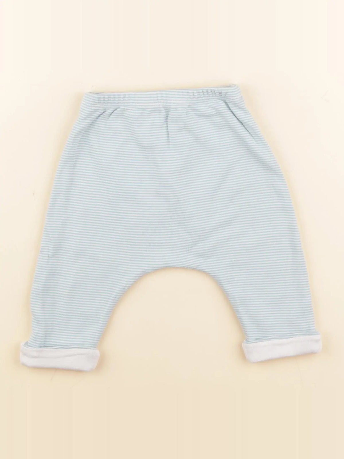 Petit Bateau - sarouel bleu - 6 mois
