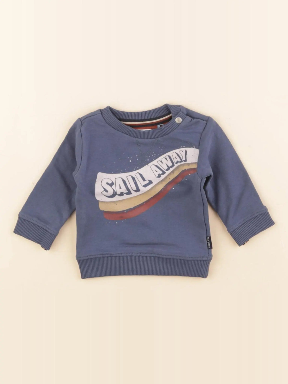 Noppies - sweat bleu - 0/1 mois