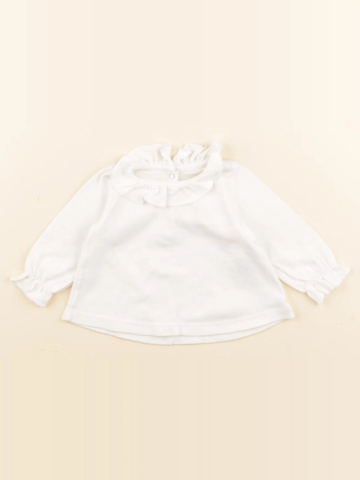 Petit Bateau - tee-shirt blanc - 1 mois