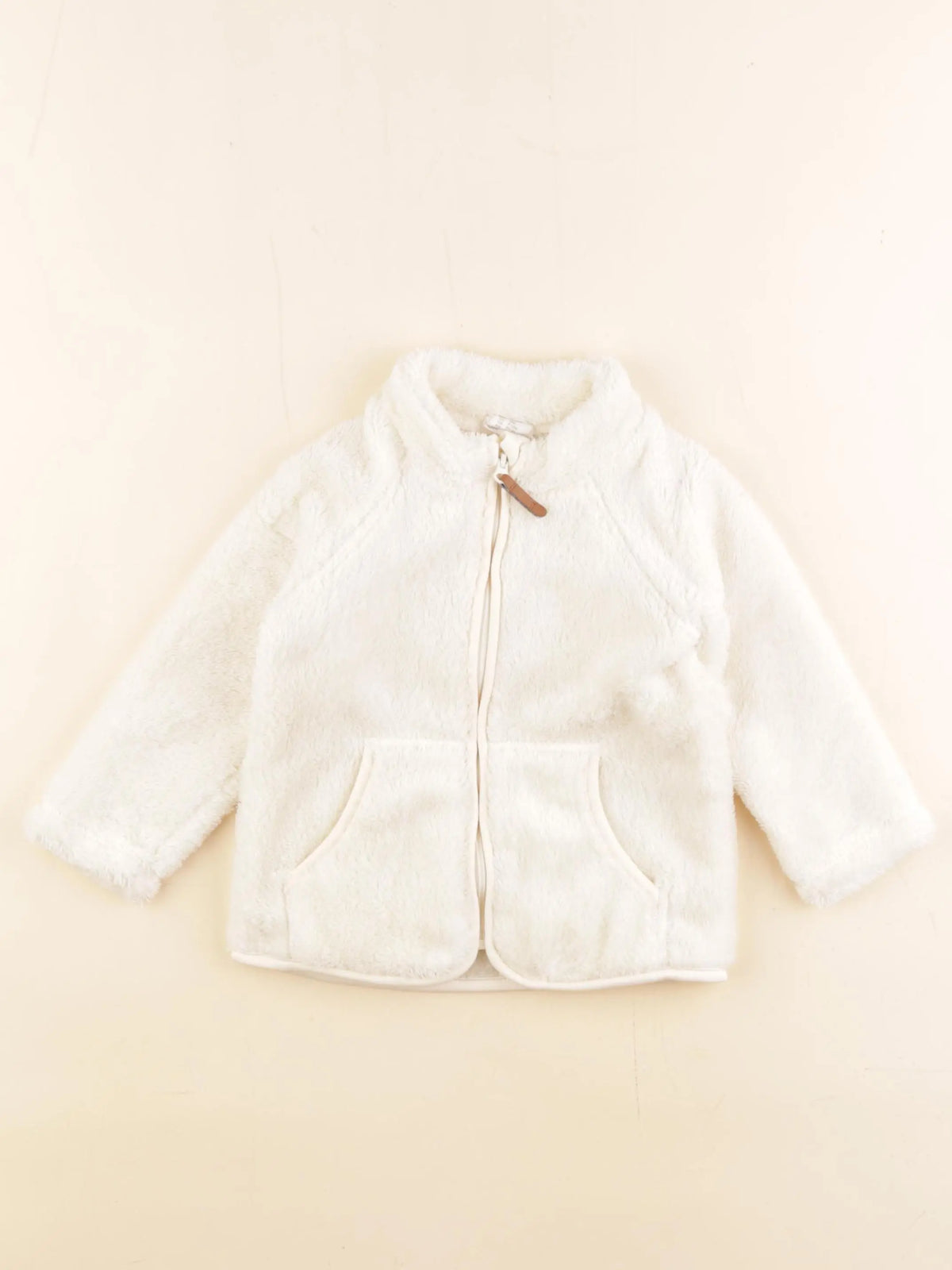 H&M - polaire beige - 9/12 mois