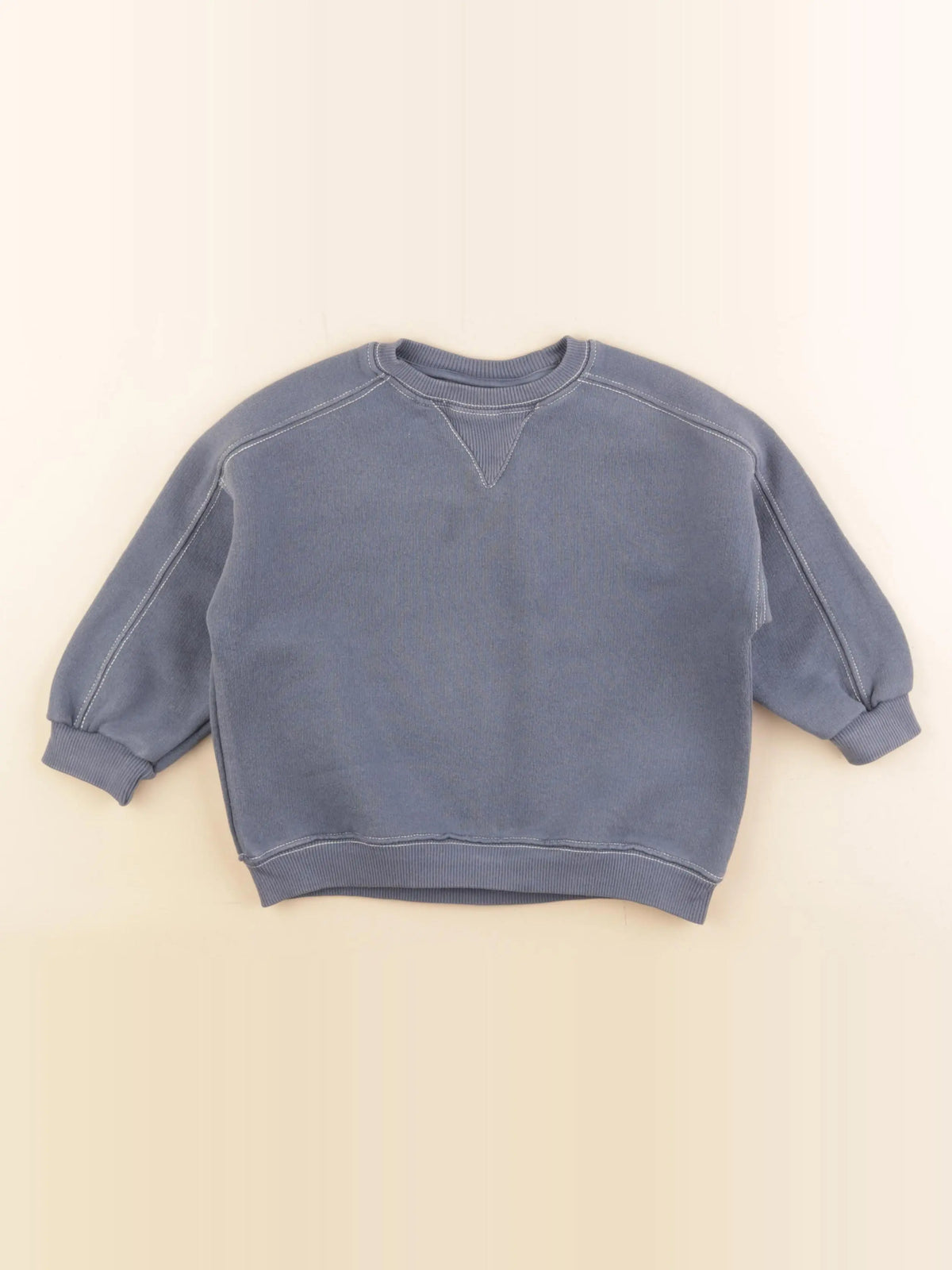 Zara - sweat bleu - 18 mois
