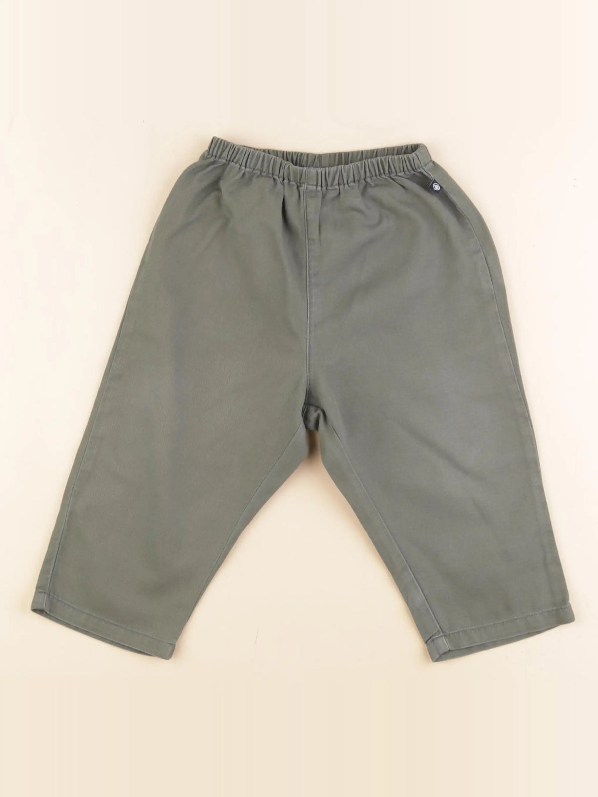 Petit Bateau - pantalon vert - 2 ans