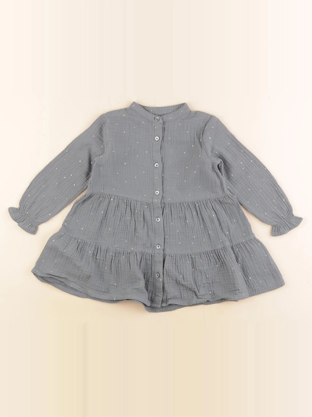 Vertbaudet - robe vert - 2 ans