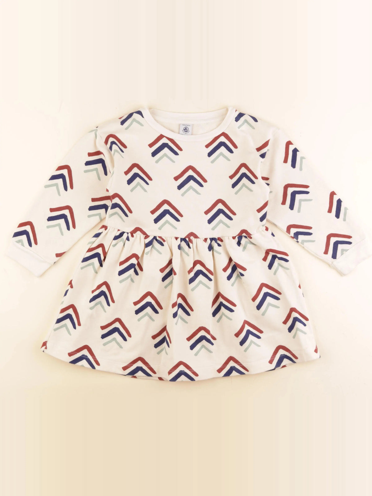 Petit Bateau - robe beige - 6 ans